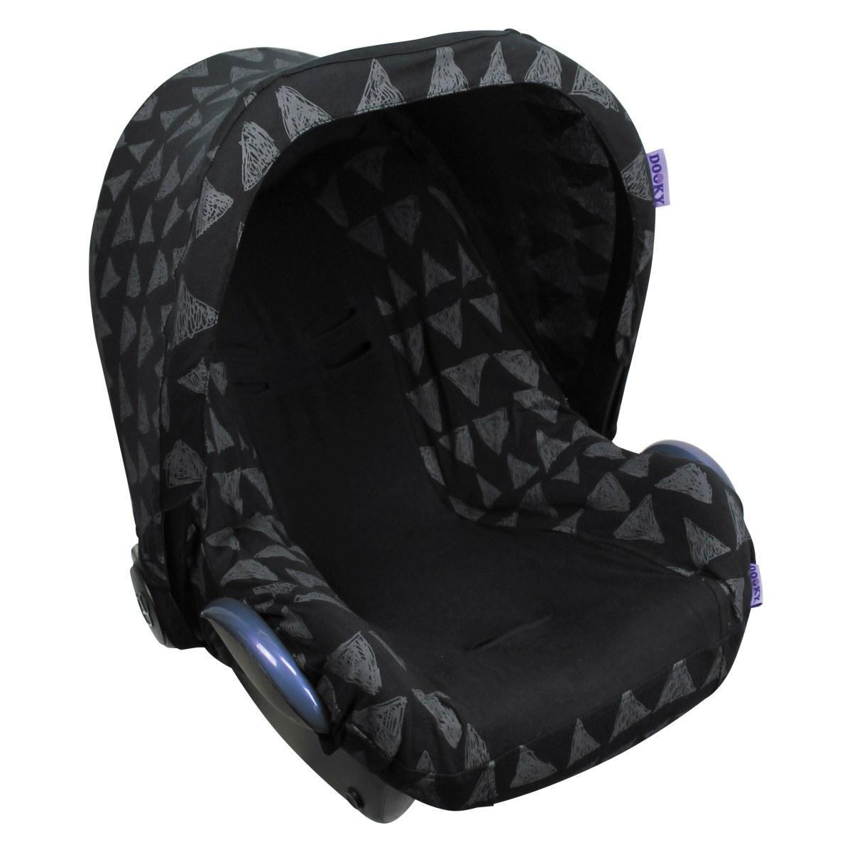 DOOKY presvlaka za autosjedalicu Seatcover 0+ black tribal 126822