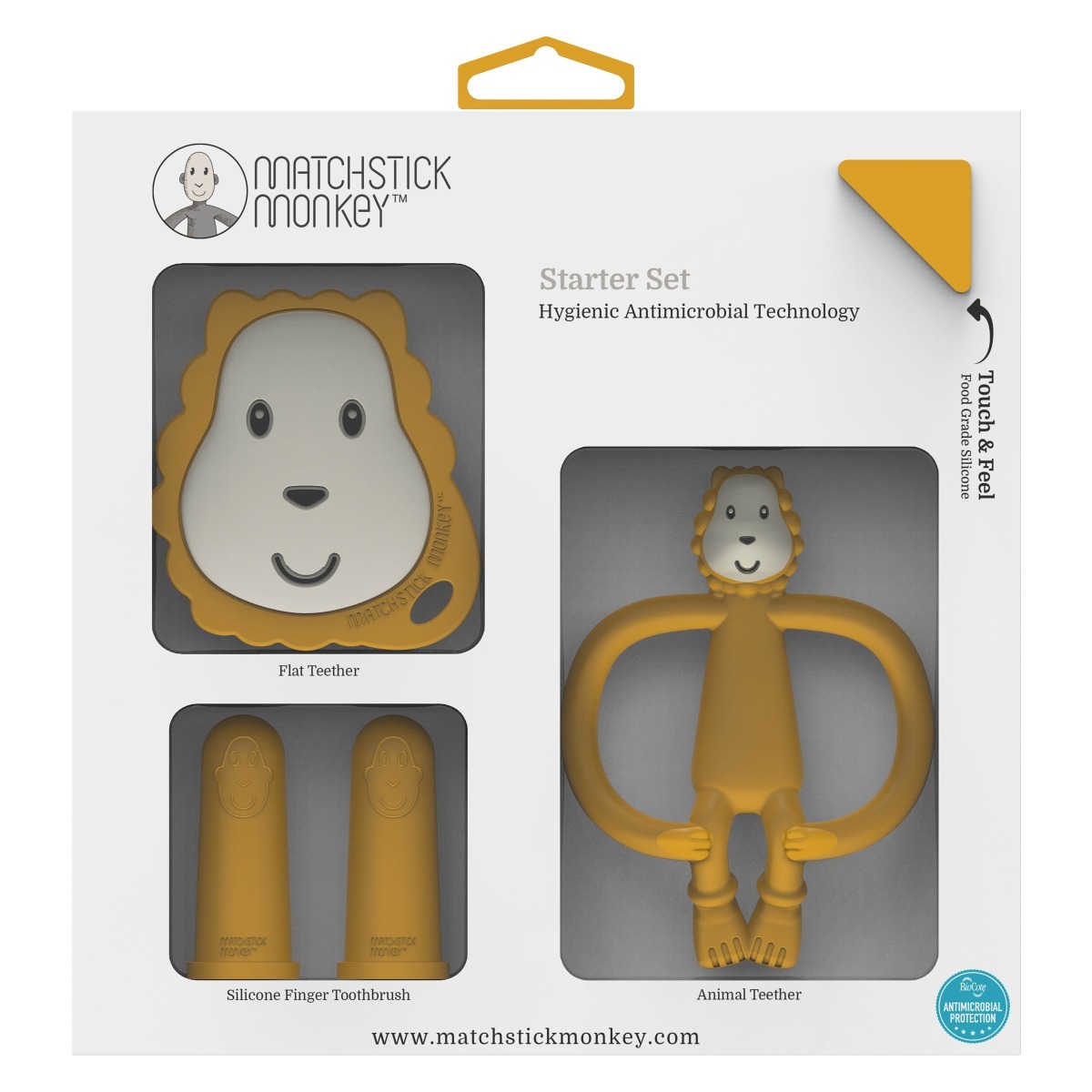 MatchStick Monkey grizalo Monkey starter Leo lev yellow