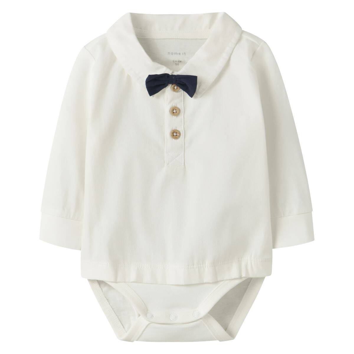 NAME IT bodi DR 13246830 NBMNOLLER LS BODY M Bijela 68