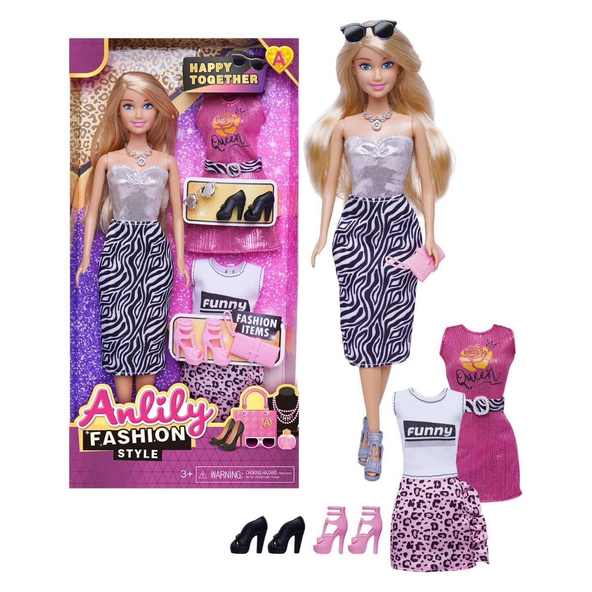 Masen Toys punčka z modnimi dodatki