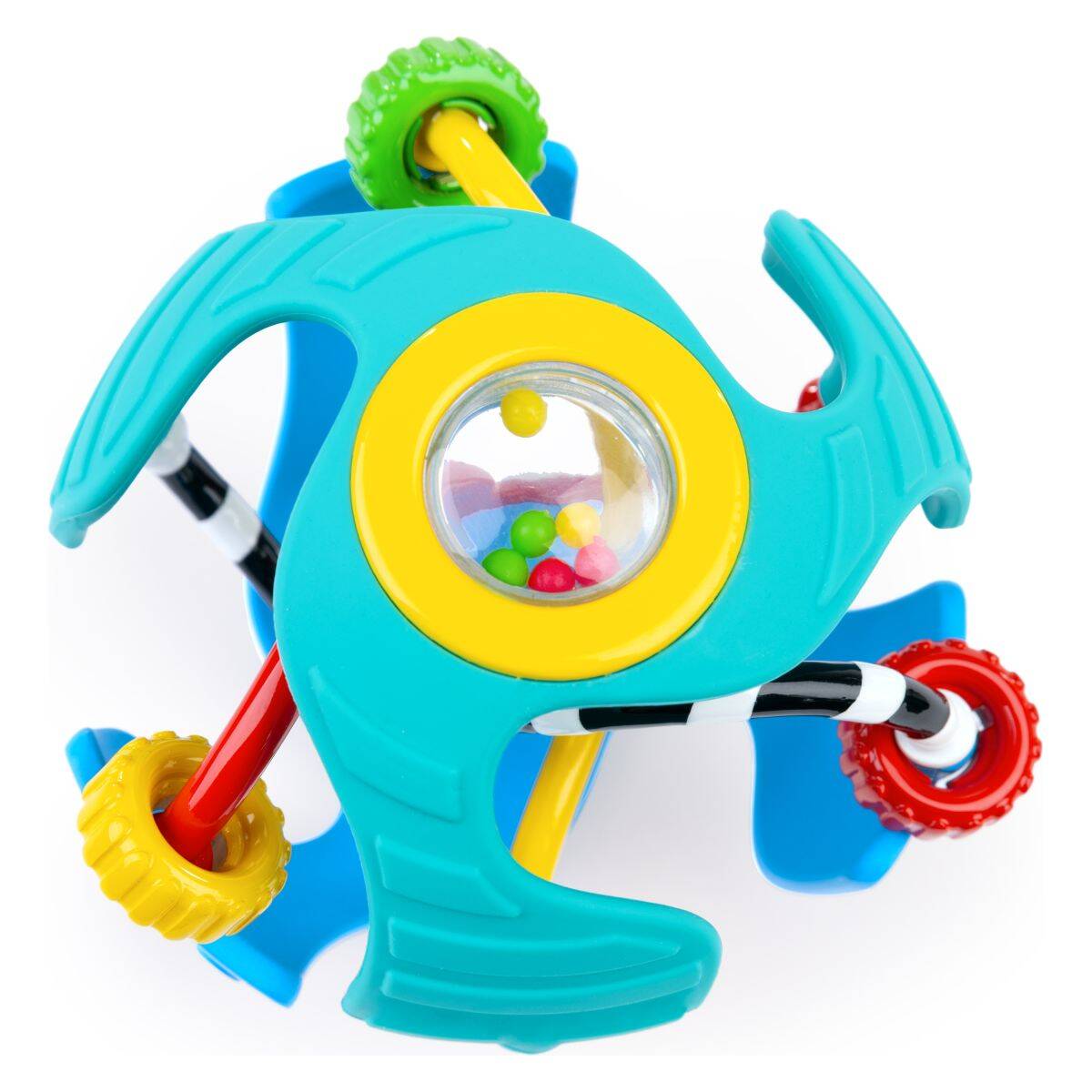 Kids II Žogica z ropotuljo, taktilna