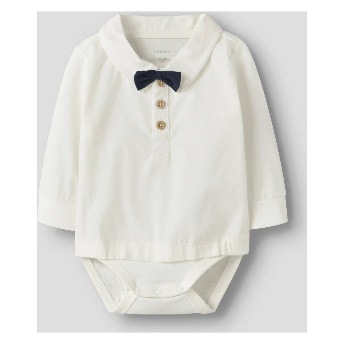 NAME IT bodi DR 13246830 NBMNOLLER LS BODY M Bijela 68
