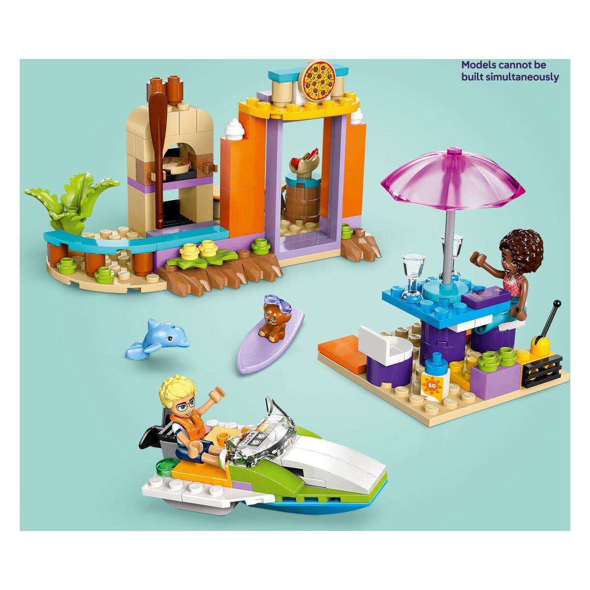 Lego® Friends 42672 Ustvarjalni kovček za na plažo in potovanja