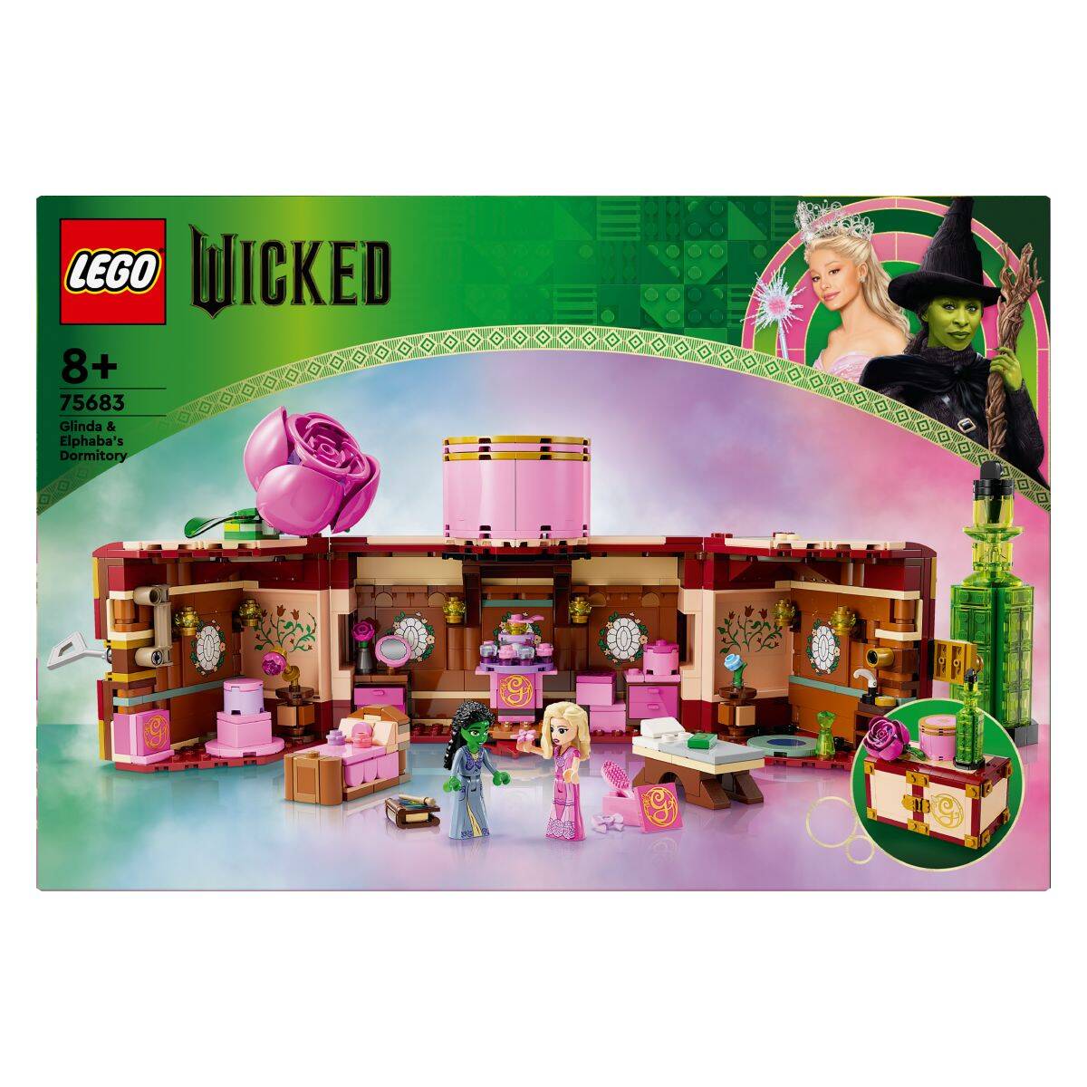 Lego® Wicked 75683 Glindina in Elphabina spalnica