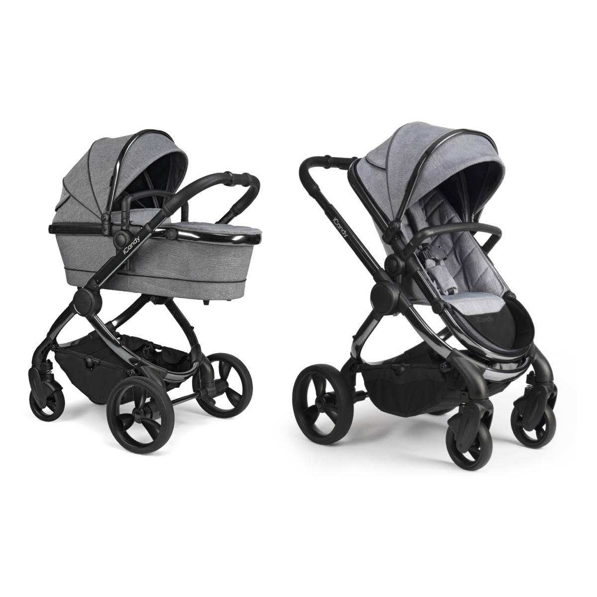 iCANDY Kolica 2u1 Peach phantom light grey check combo