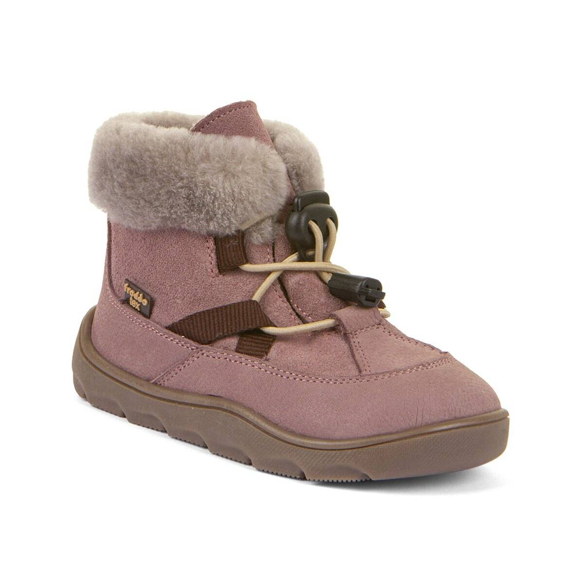 Froddo čevelj gležnjar - membrana G3110258 ZERU TEX COSY BAREFOOT podloženi D dark pink 26
