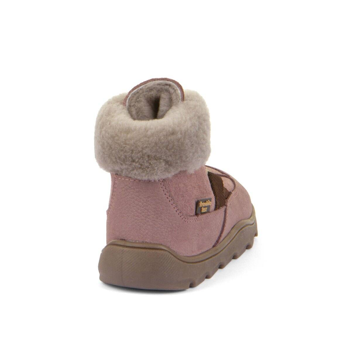 Froddo čevelj gležnjar - membrana G3110258 ZERU TEX COSY BAREFOOT podloženi D dark pink 26