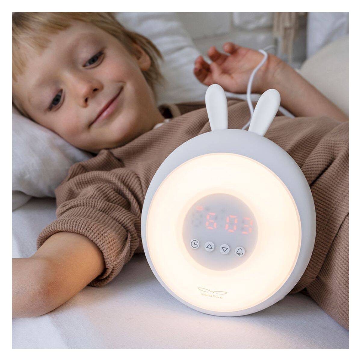 RABBIT AND FRIENDS noćna svjetiljka white