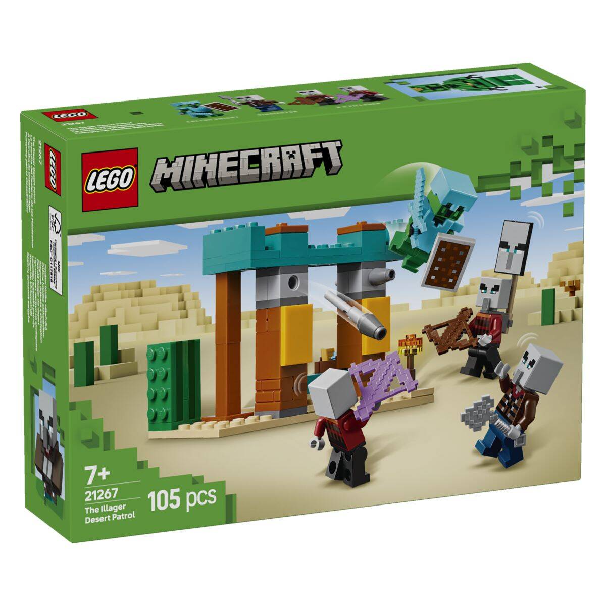 Lego® Minecraft® 21267 Aščanska puščavska patrulja