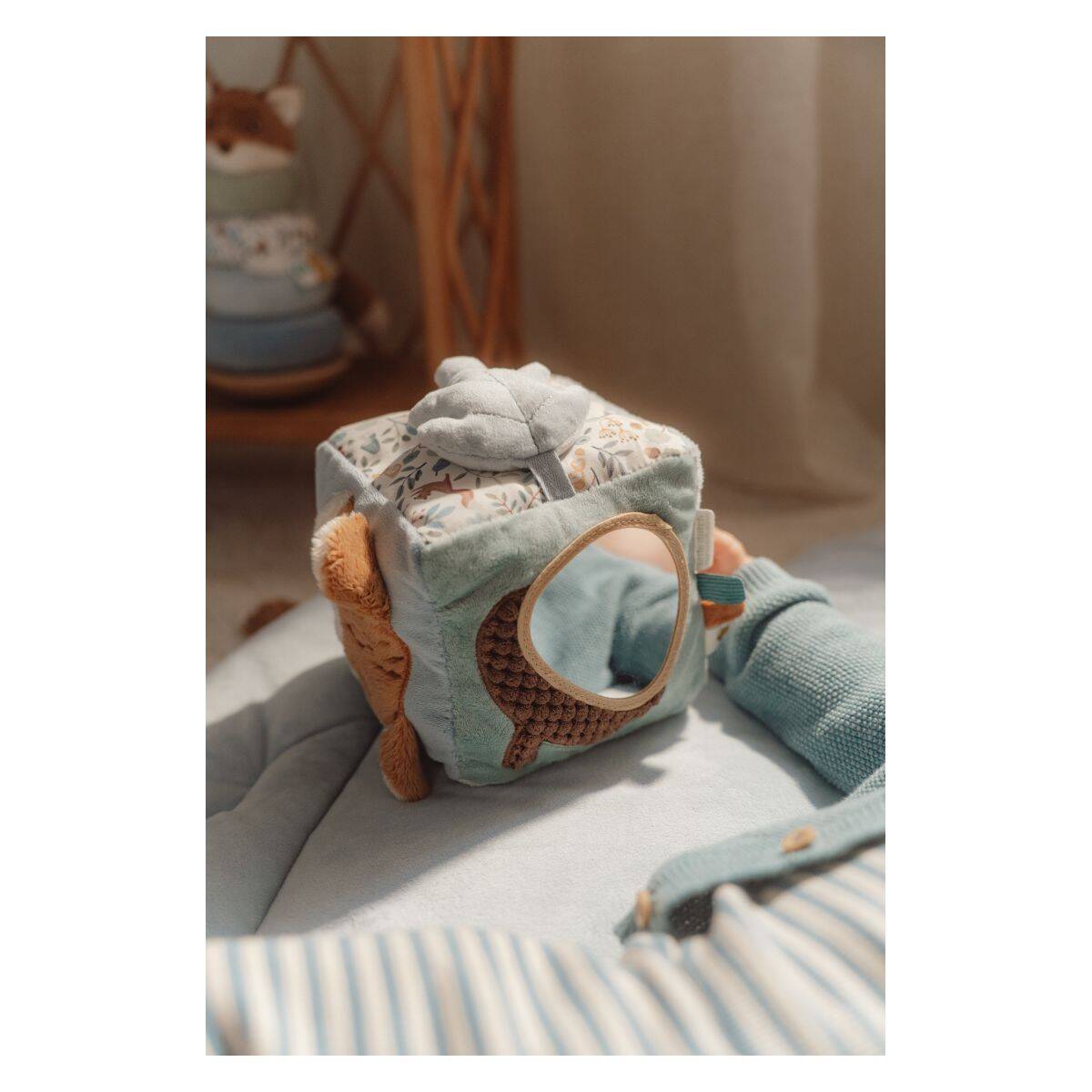 LITTLE DUTCH aktivna plišasta kocka Forest Friends