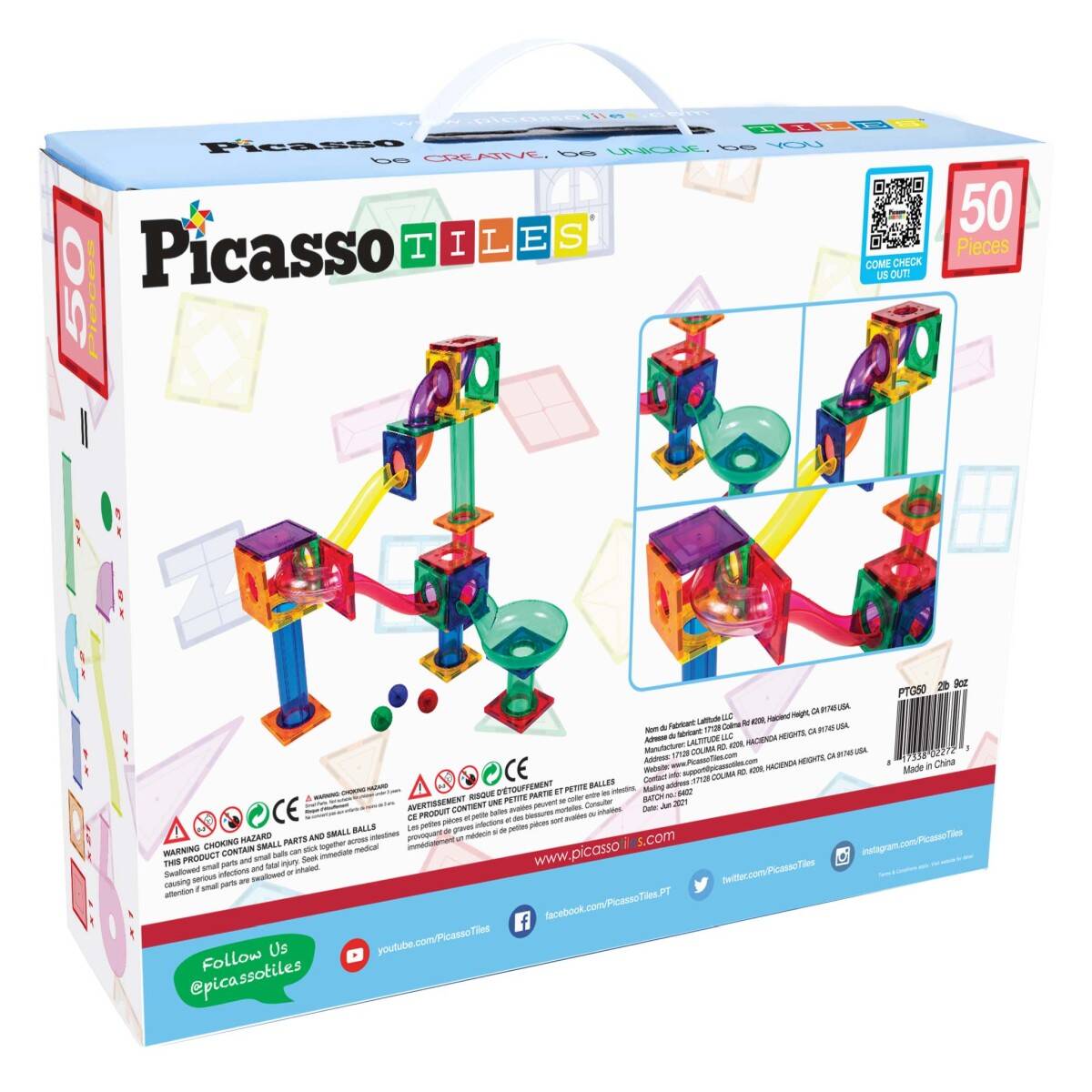 PICASSO TILES staza za loptice 50 kom