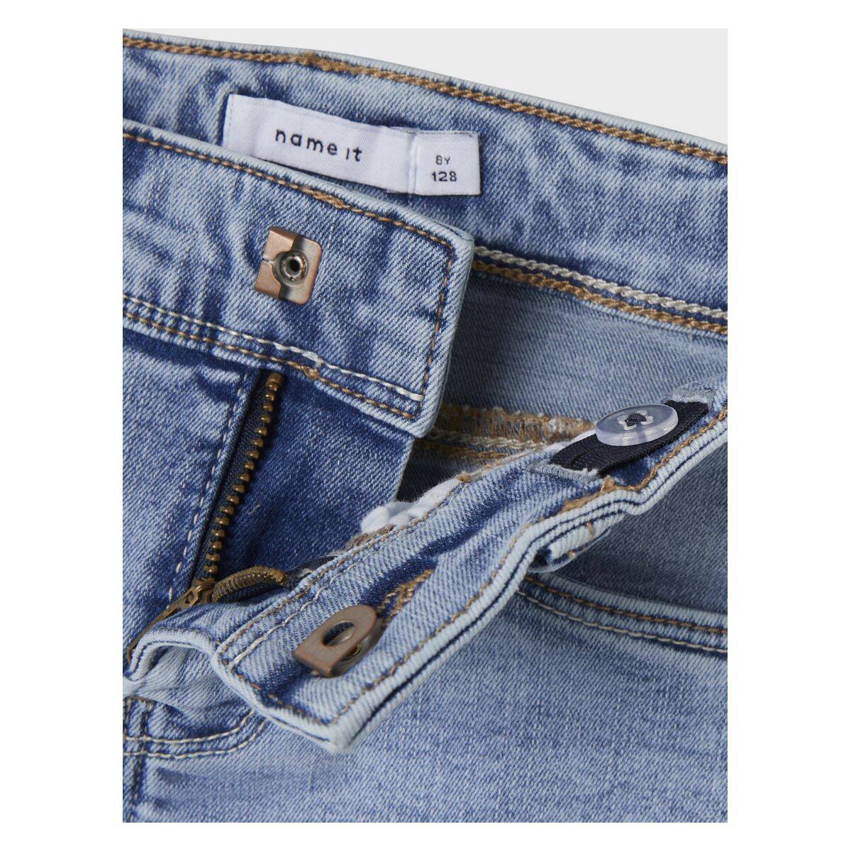 NAME IT hlače denim DH 13208876 NKFPOLLY Ž Plava 128