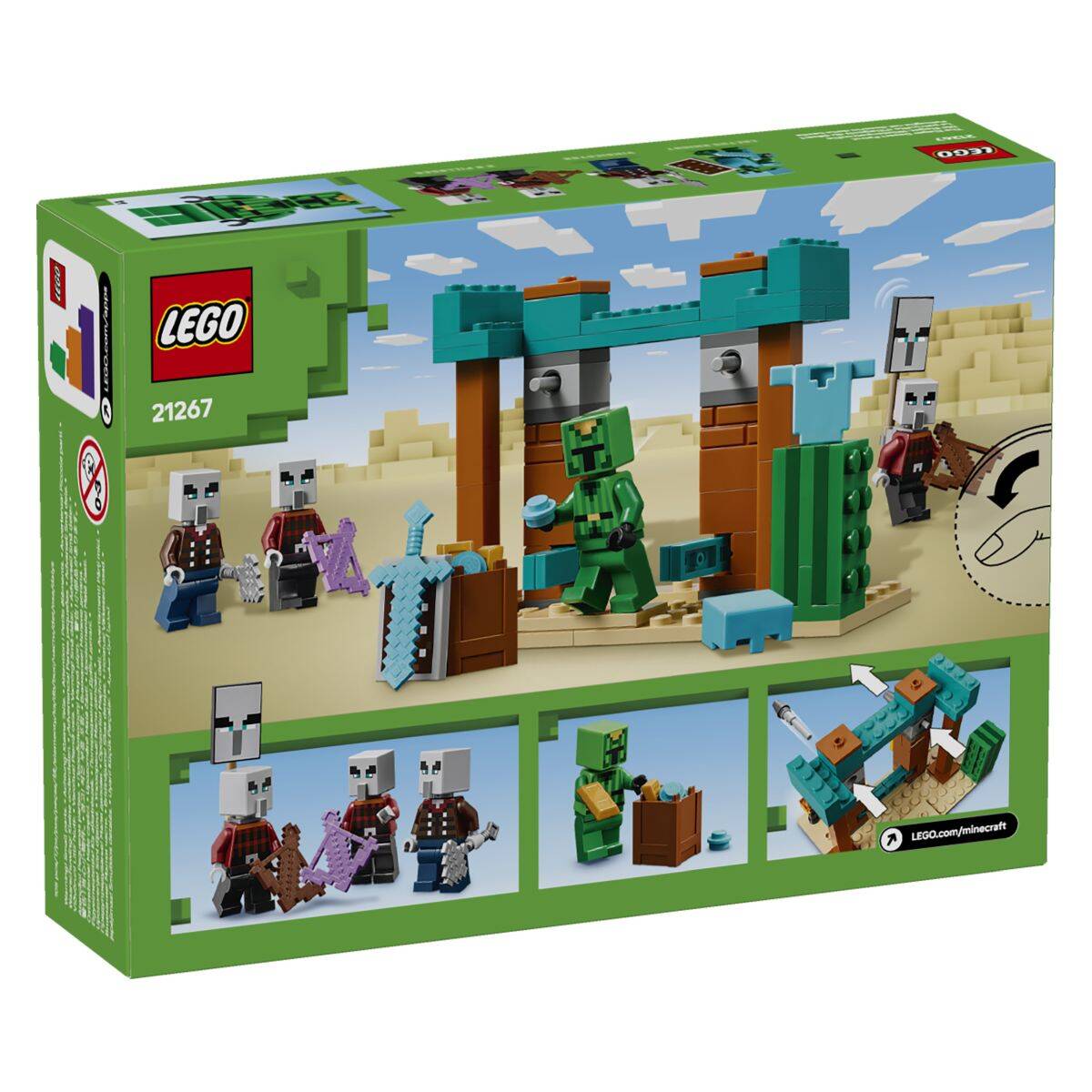 Lego® Minecraft® 21267 Aščanska puščavska patrulja