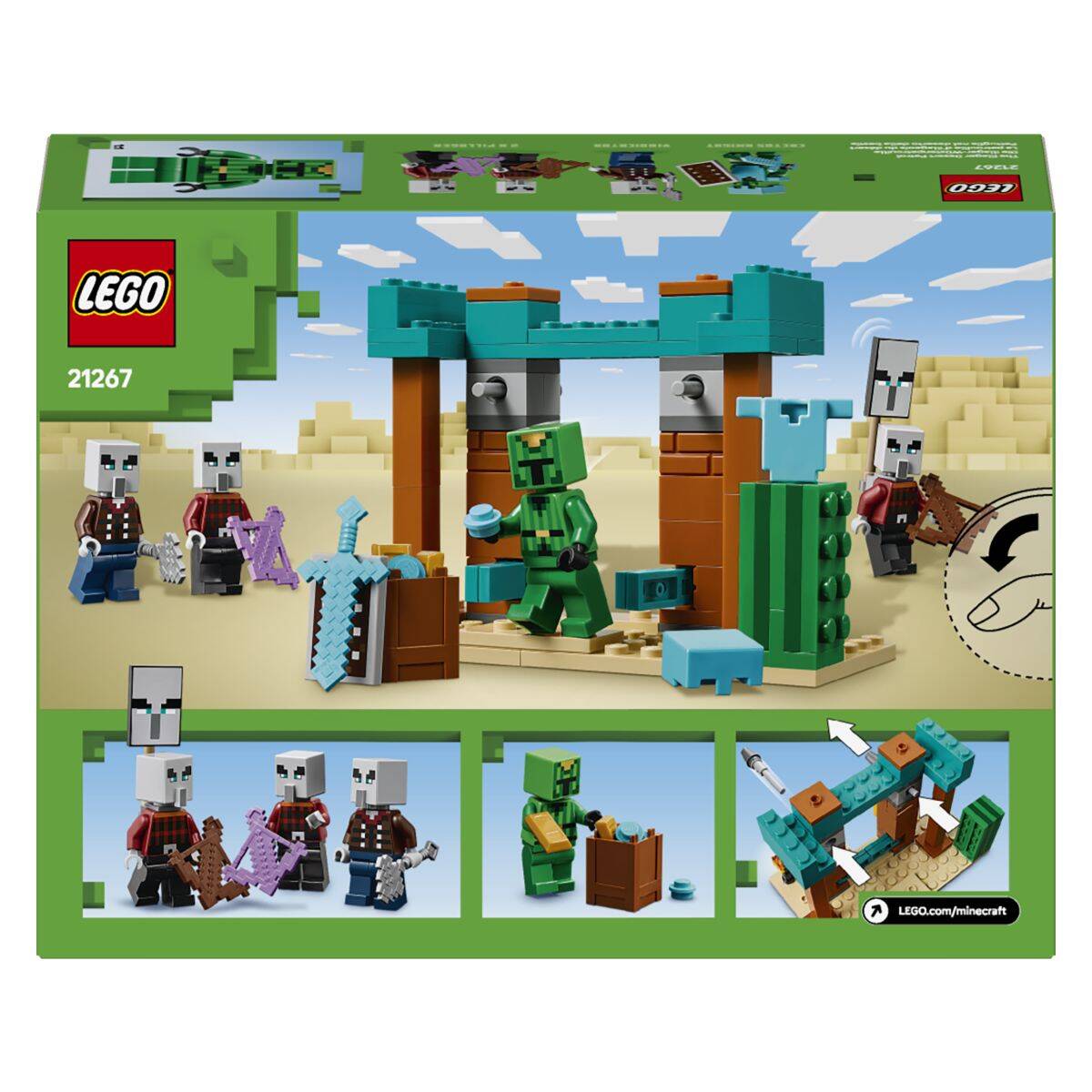Lego® Minecraft® 21267 Aščanska puščavska patrulja