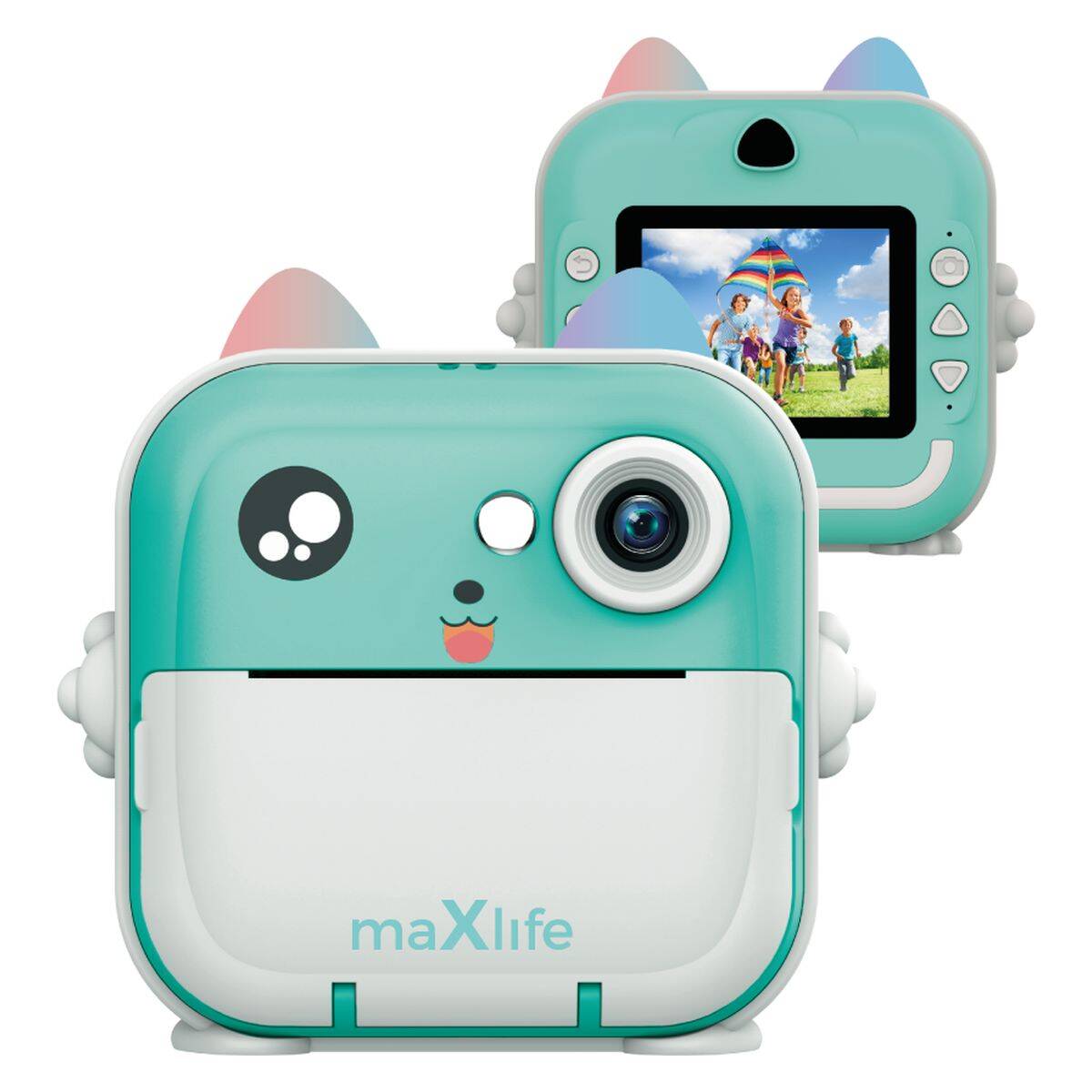 MaXlife fotoaparat s tiskalnikom MXPC-100, moder