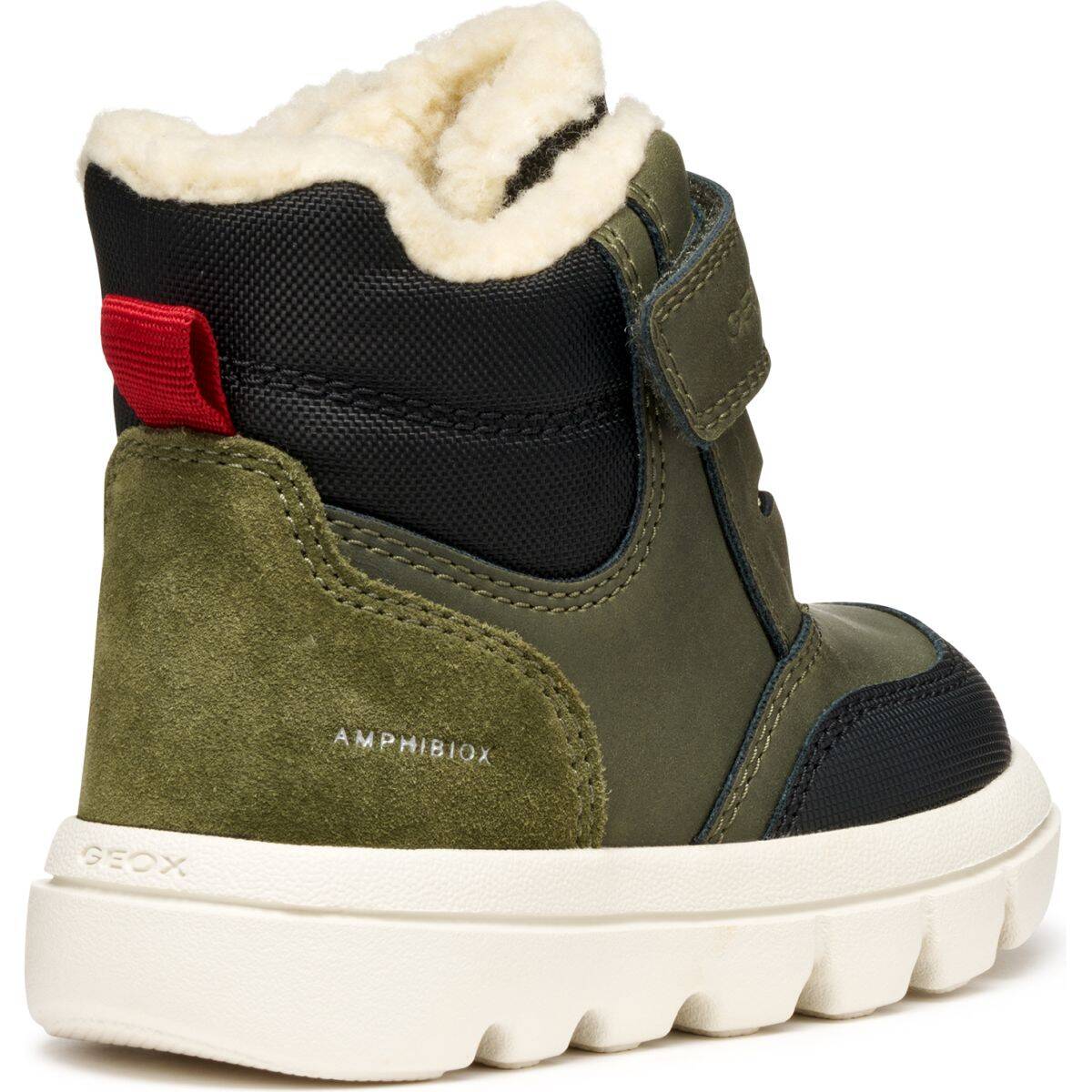 Geox škornji B365BC B WILLABOOM B ABX C C0450 0ME22 podloženi F dk green/black 22