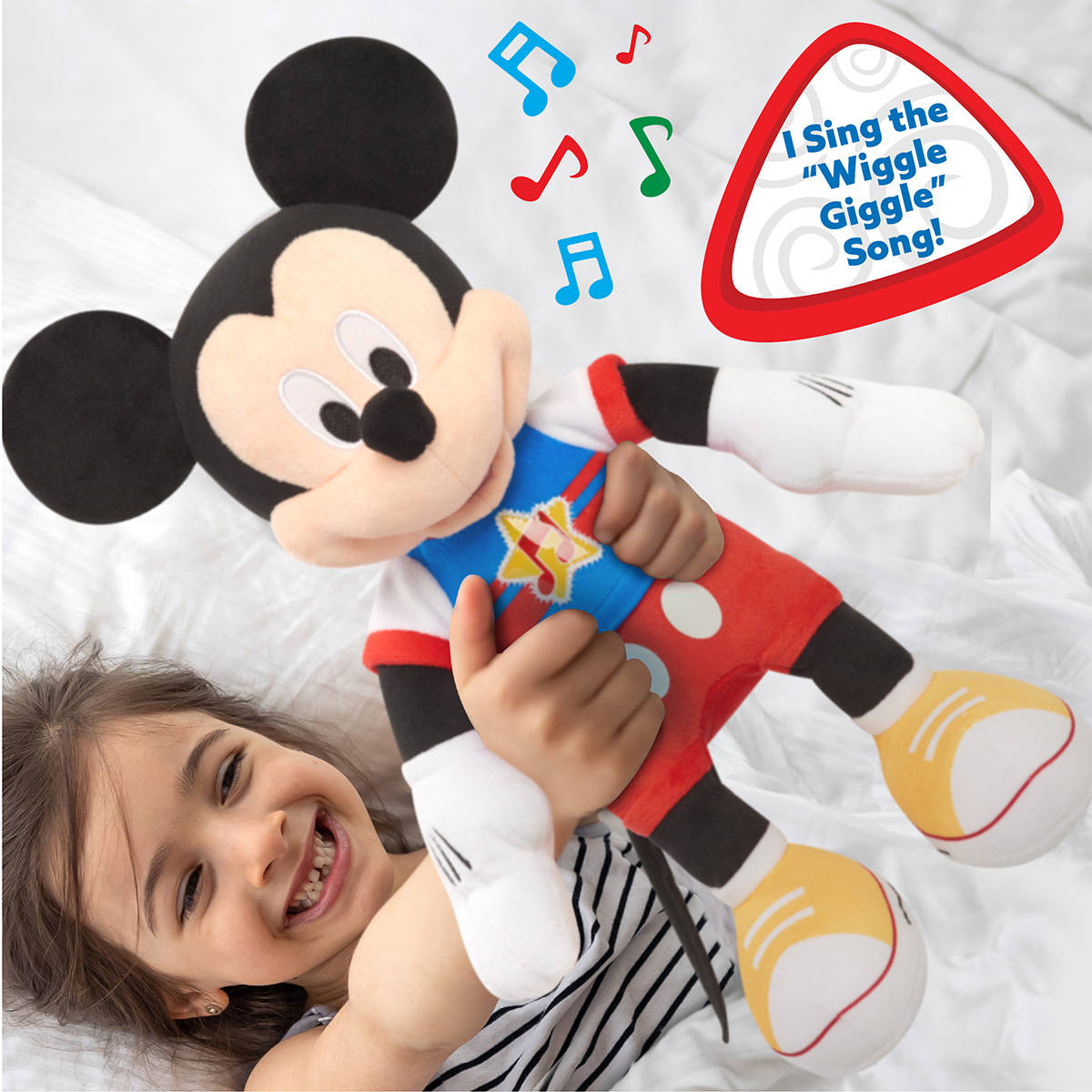 JUST PLAY pliš Mickey Mouse Singing Fun