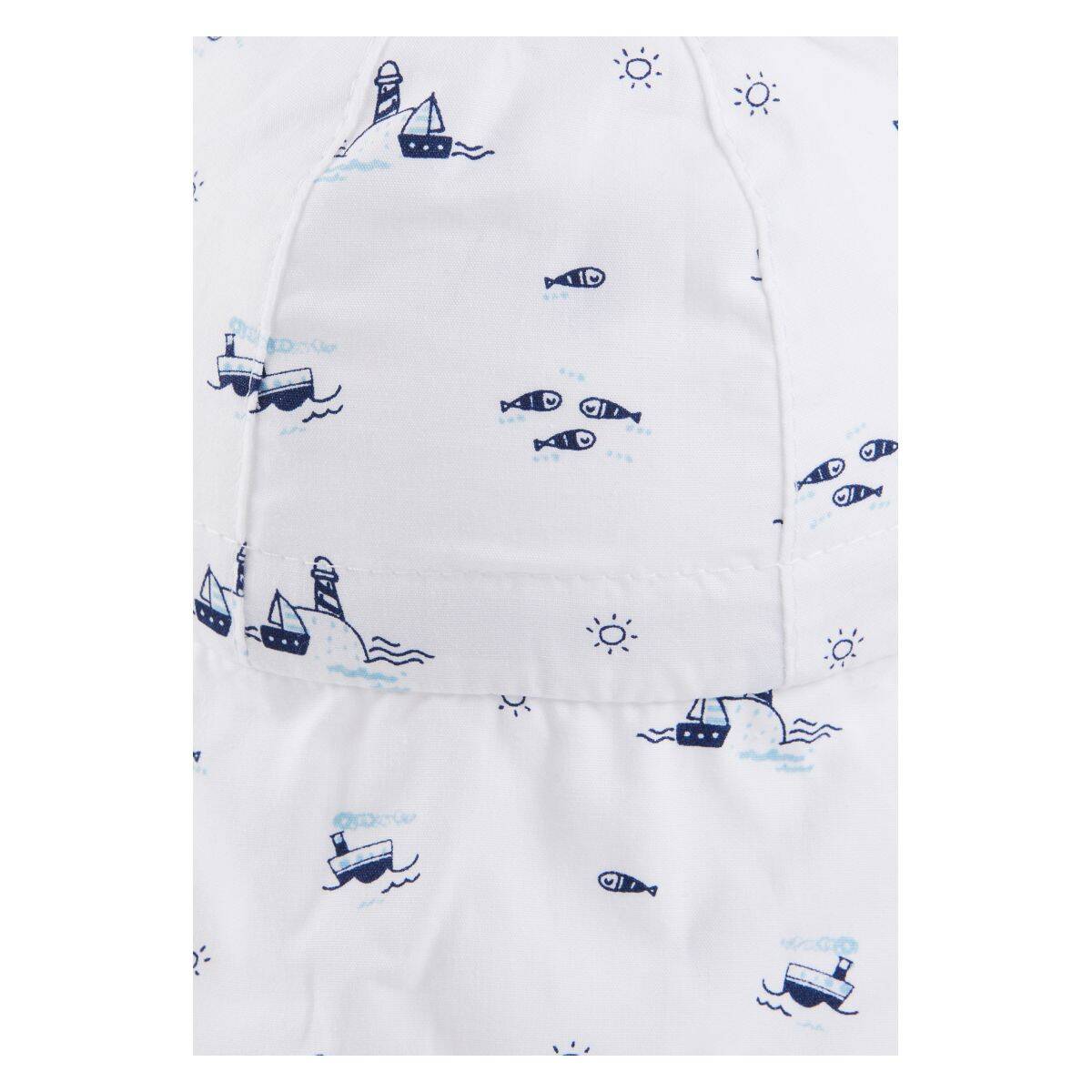 Sterntaler kapa z zaščito 1602530 500 F Bela 40