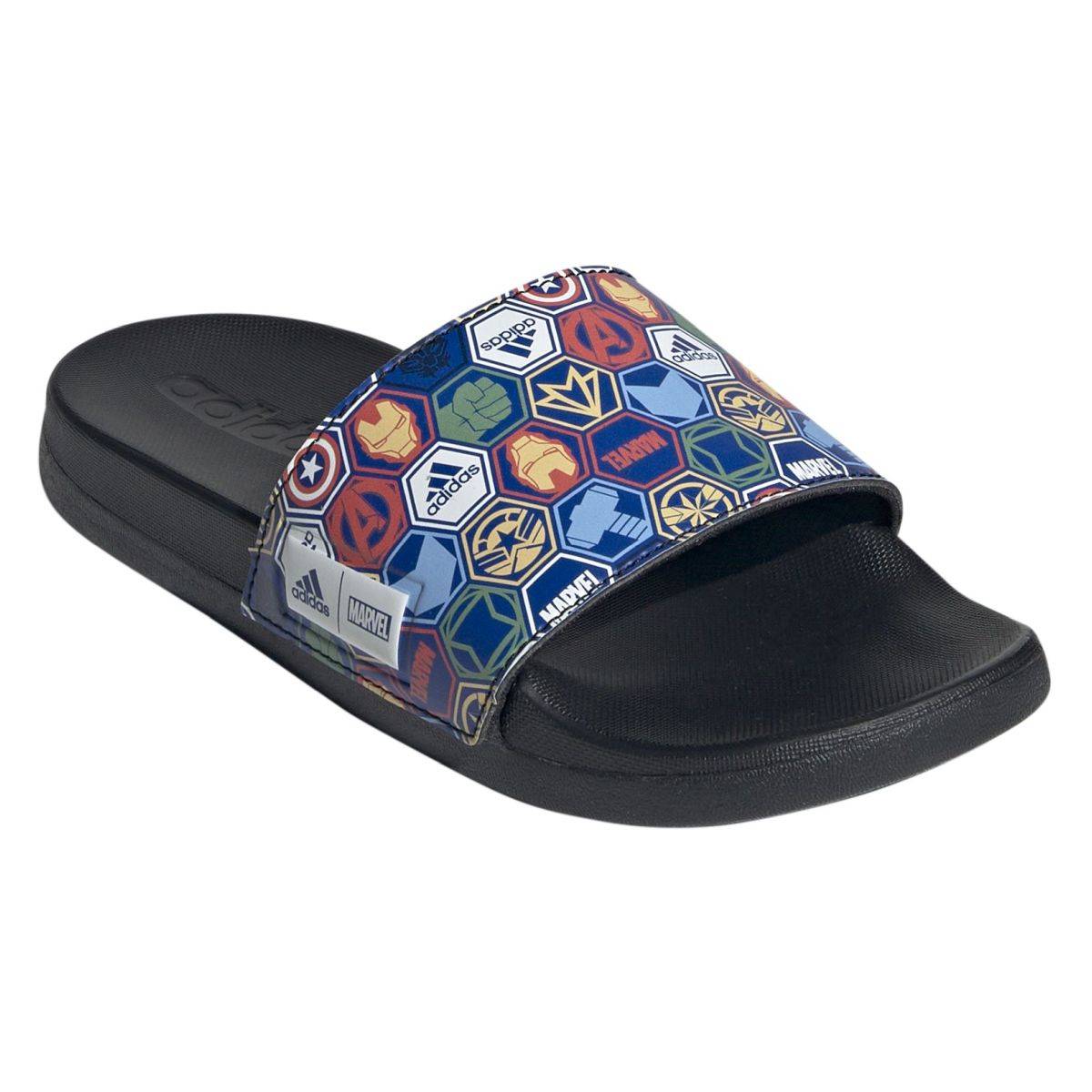 Adidas natikač zunanji ID5238 ADILETTE COMFORT AV THE AVENGERS F ftwwht/royblu/cblack 35