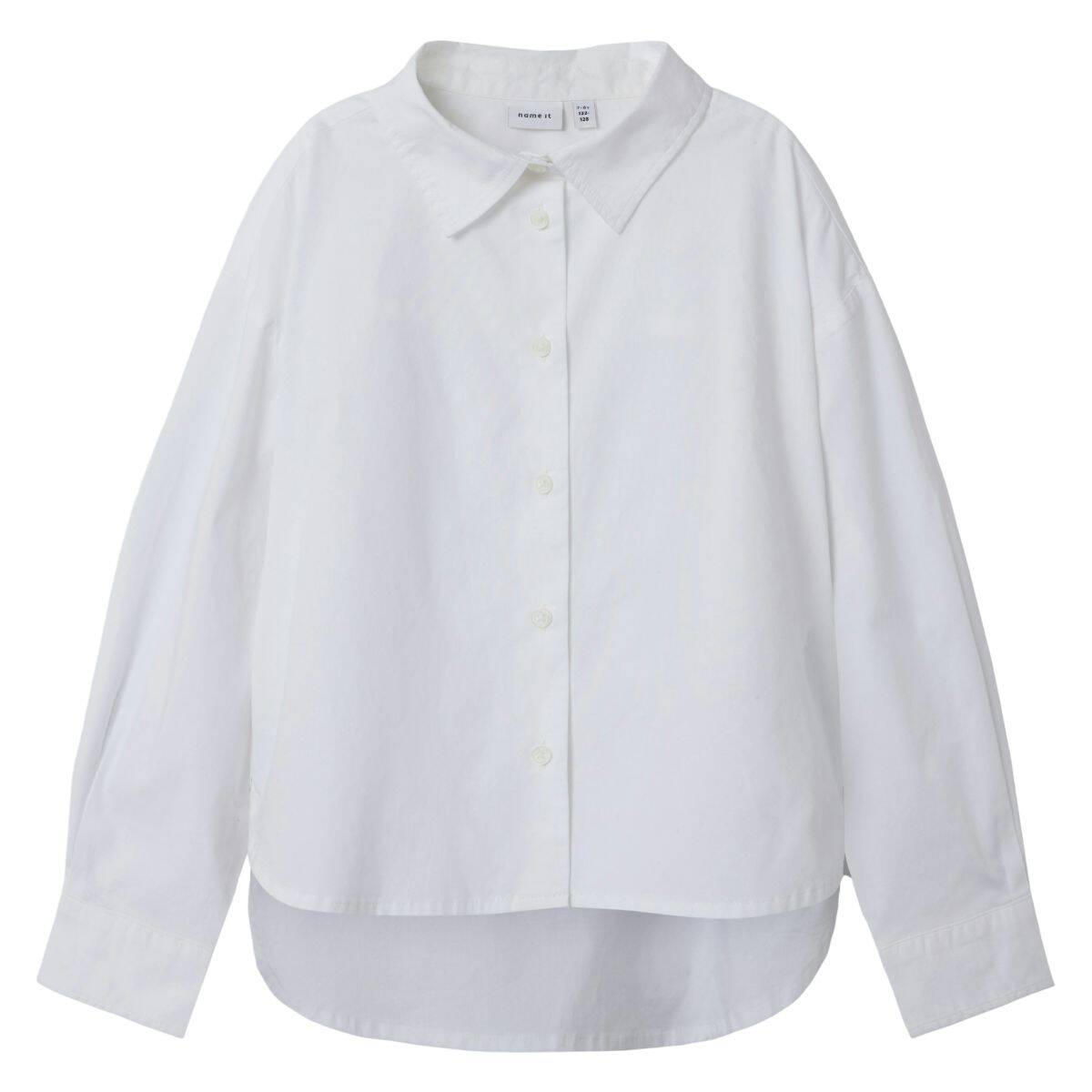 Name It srajca DR 13247008 NKFNIARA LS RLX SHIRT D Bela 116
