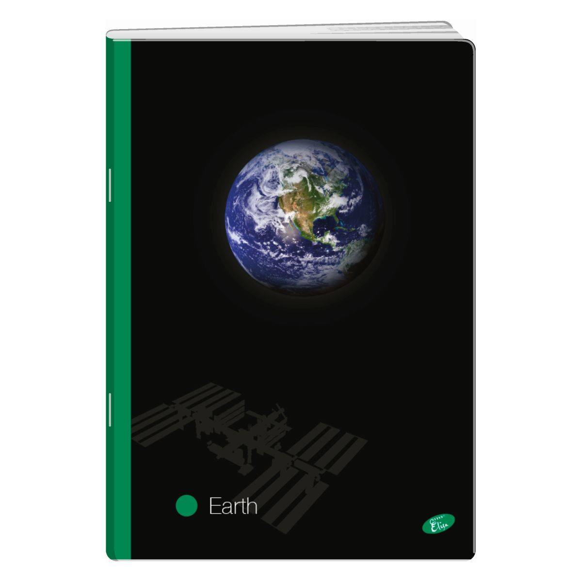 Elisa zvezek A5 52l brezčrten planeti E-070414