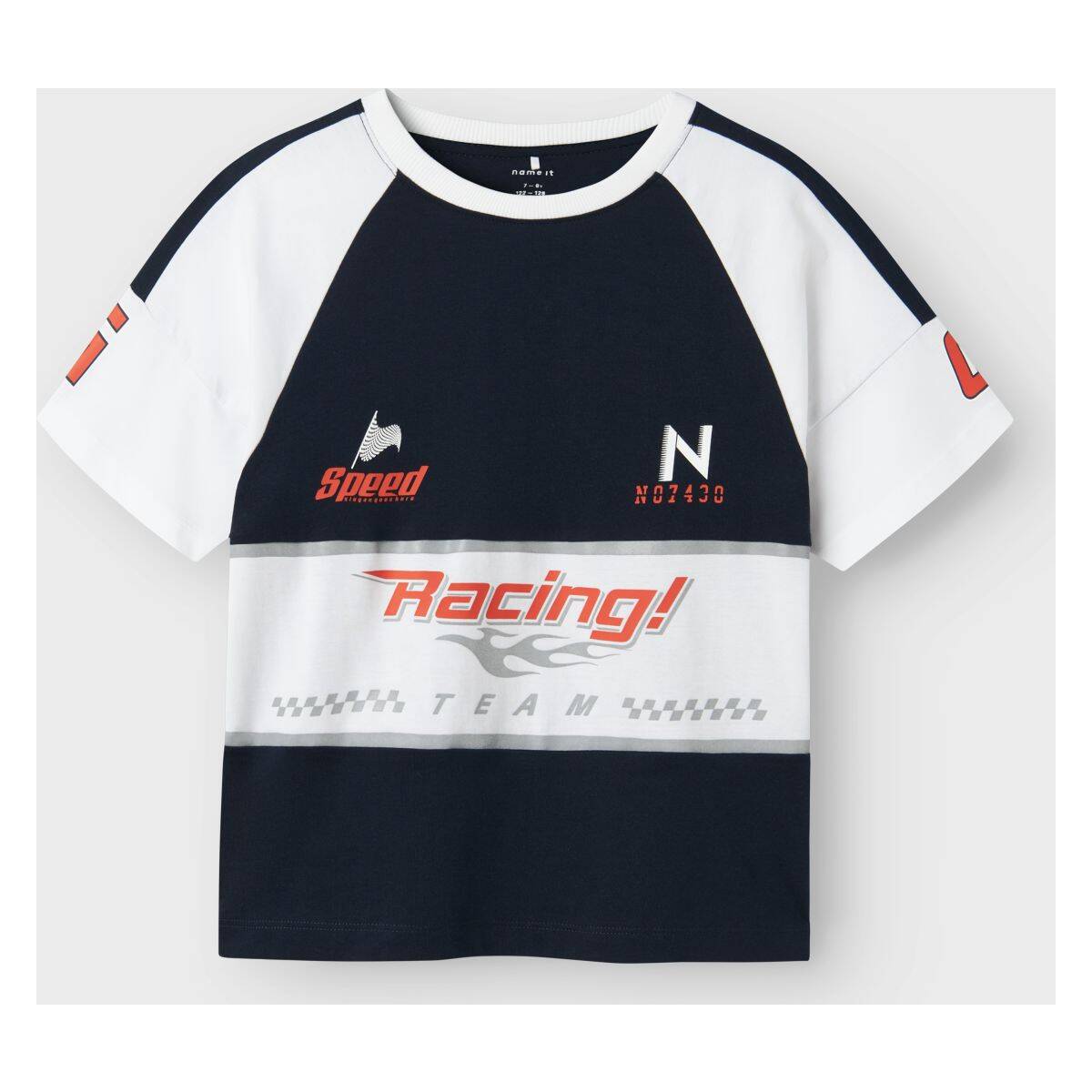 Name It majica KR 13242640 NKMHARLI F Modra 134/140