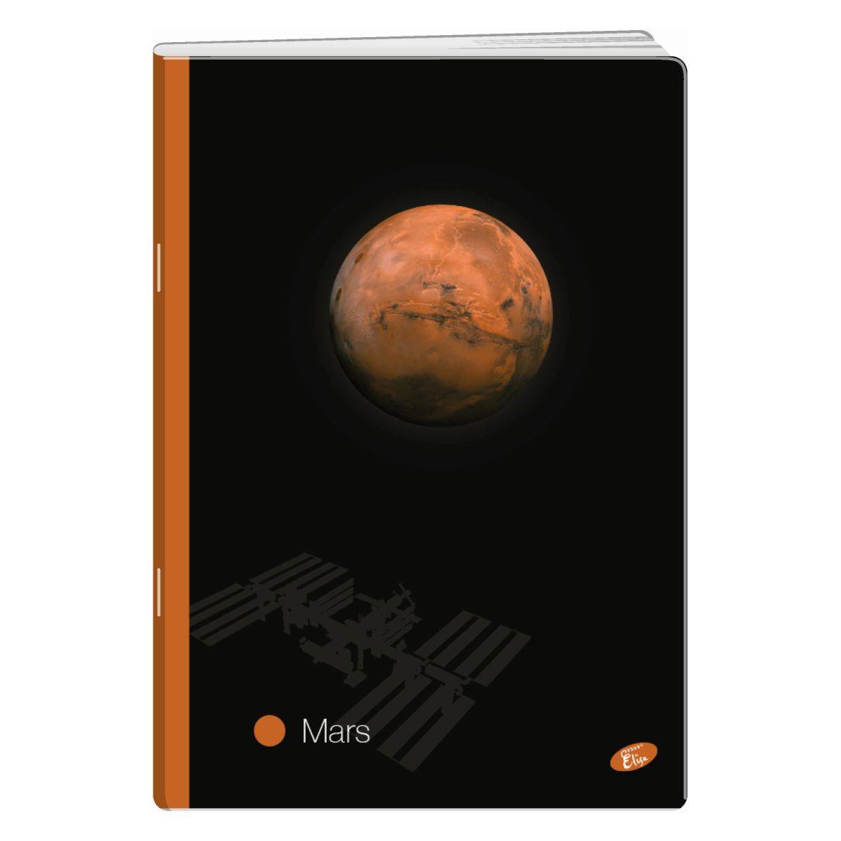 Elisa zvezek A5 52l brezčrten planeti E-070414
