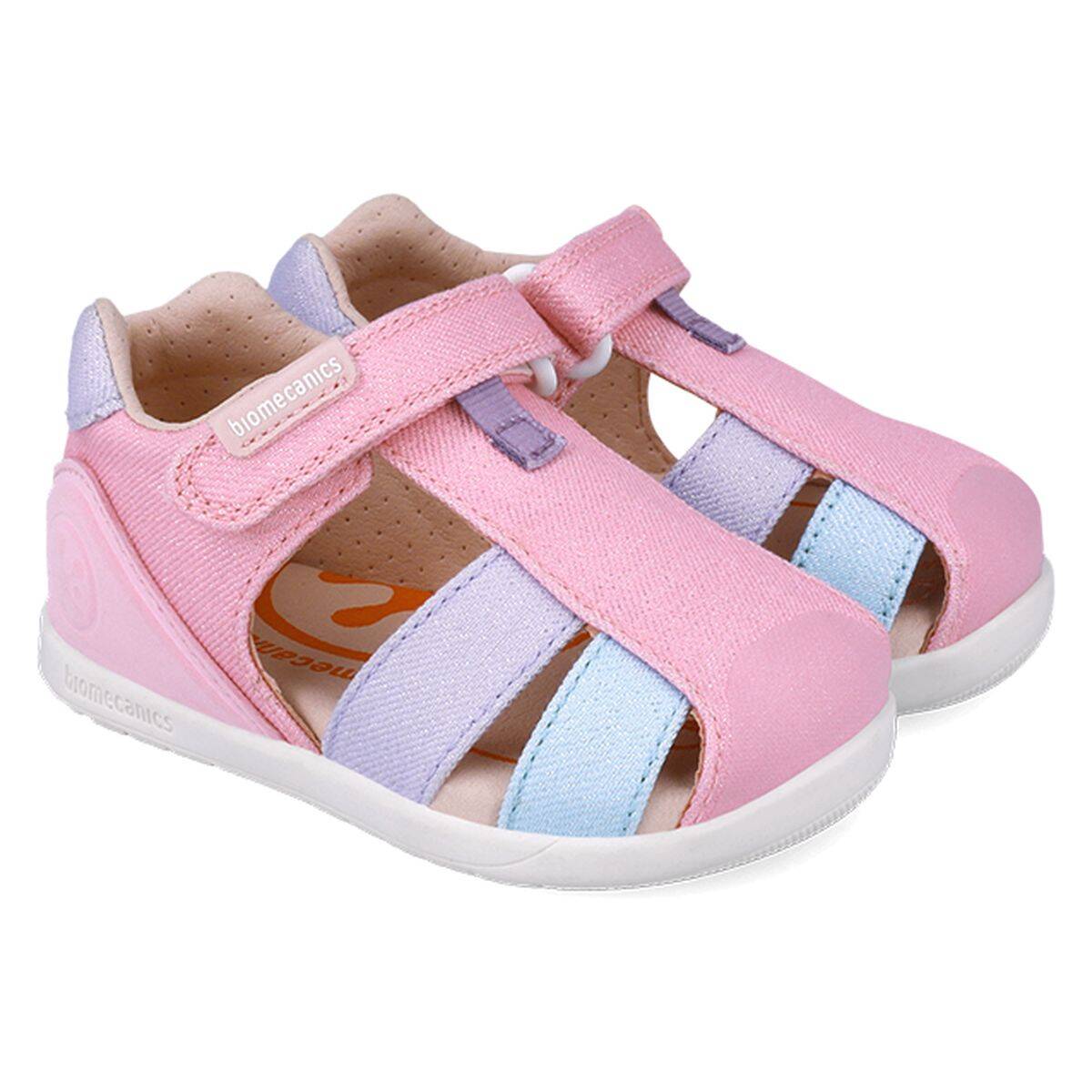 Biomecanics sandal 252192 Barefoot D rose/purple/blue 22