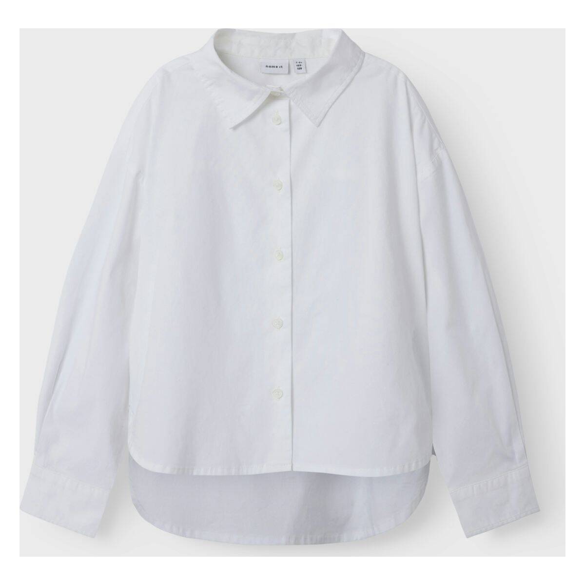 Name It srajca DR 13247008 NKFNIARA LS RLX SHIRT D Bela 134/140