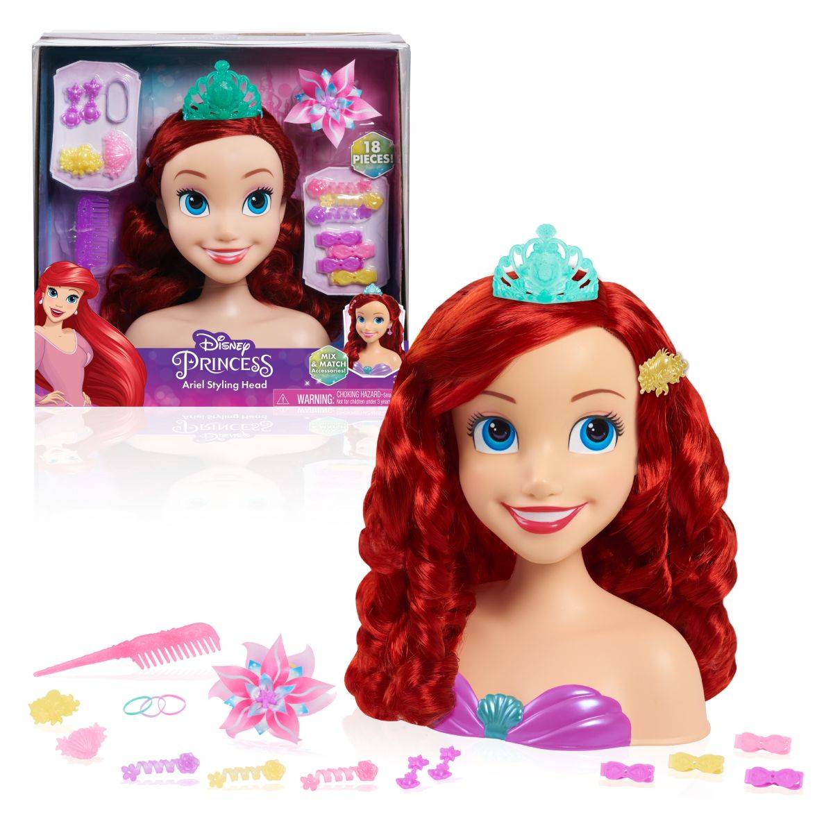 Just play glava za urejenje Disney Princess Ariel