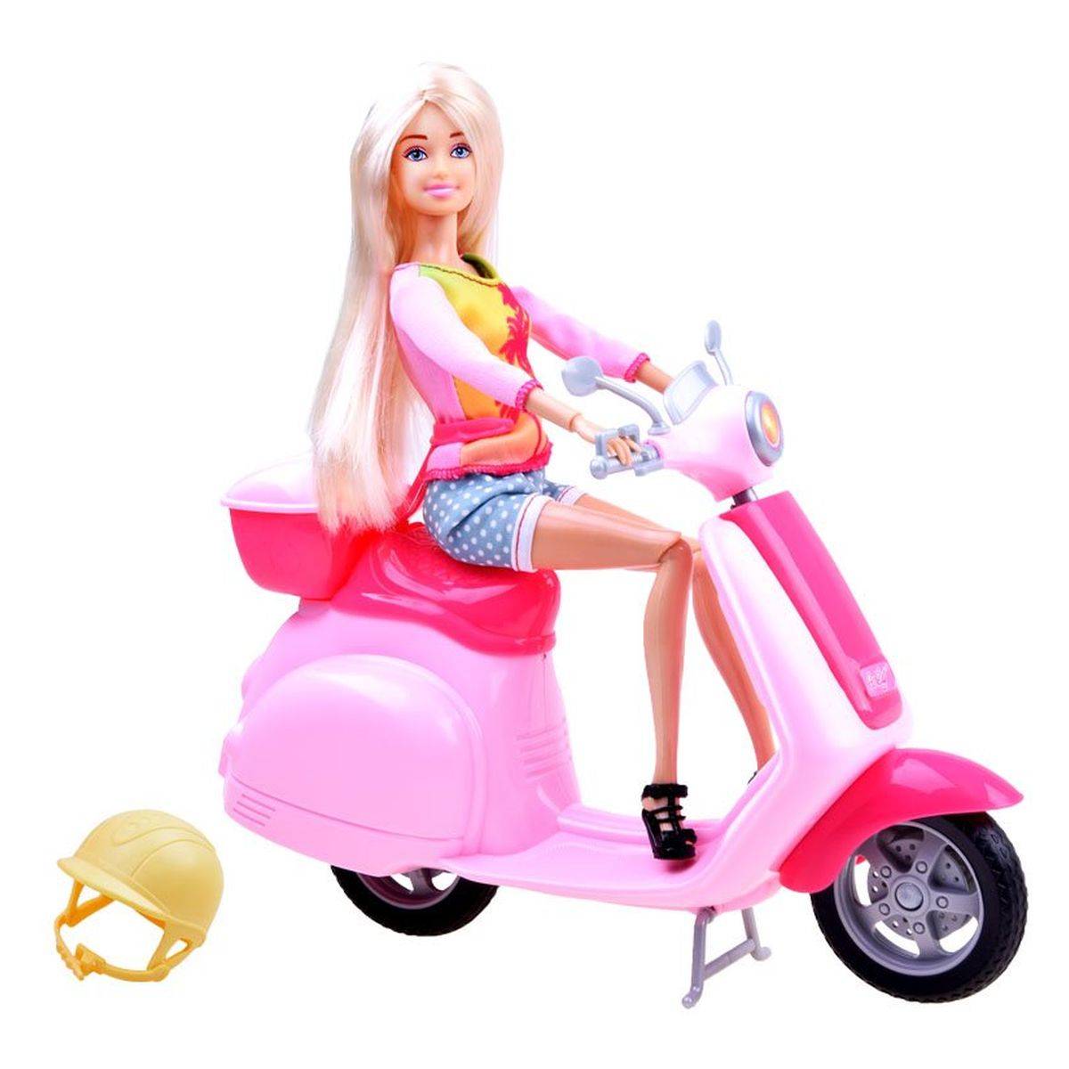Masen Toys punčka na skuterju