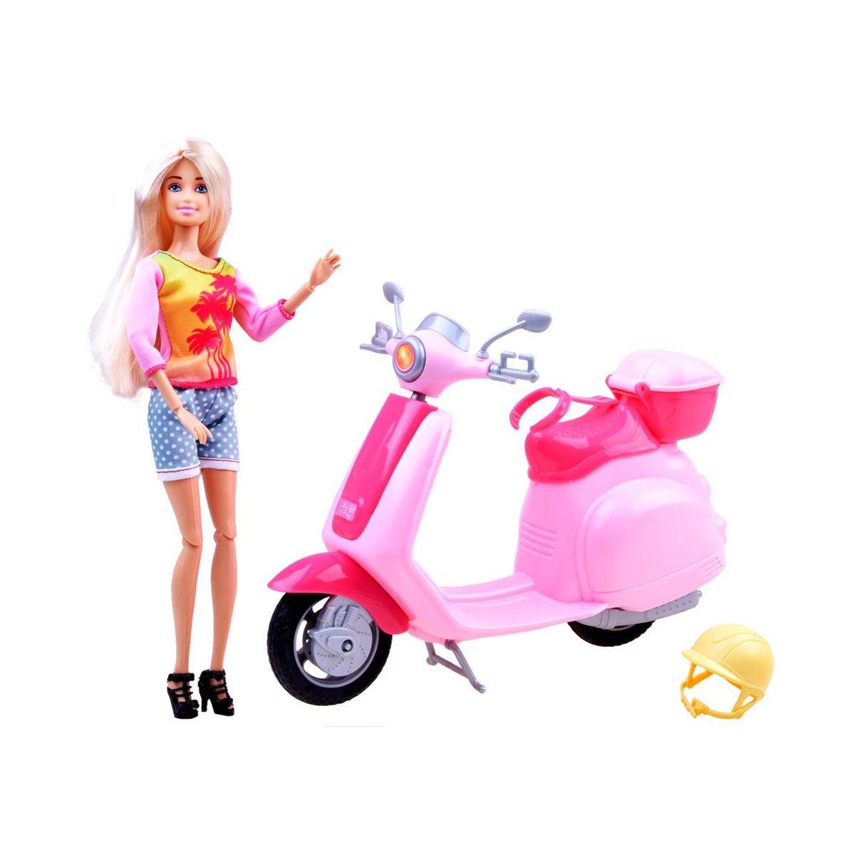 Masen Toys punčka na skuterju