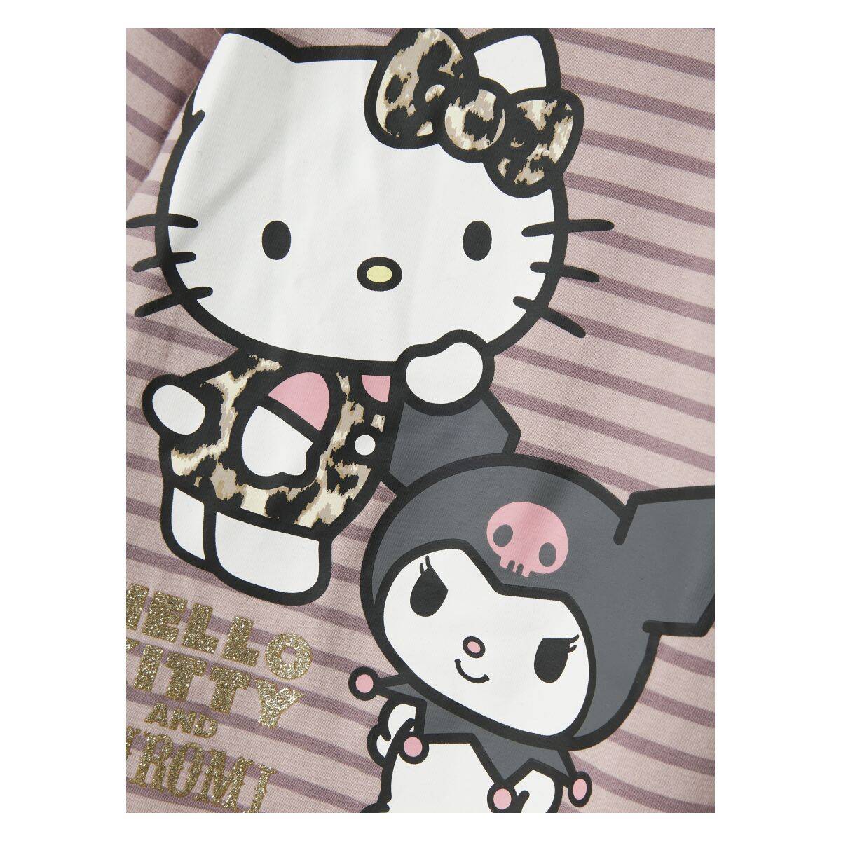 Name It majica DR 13247010 NMFASANNA HELLOKITTY LS TOP BOX SKY D Vijolična 86