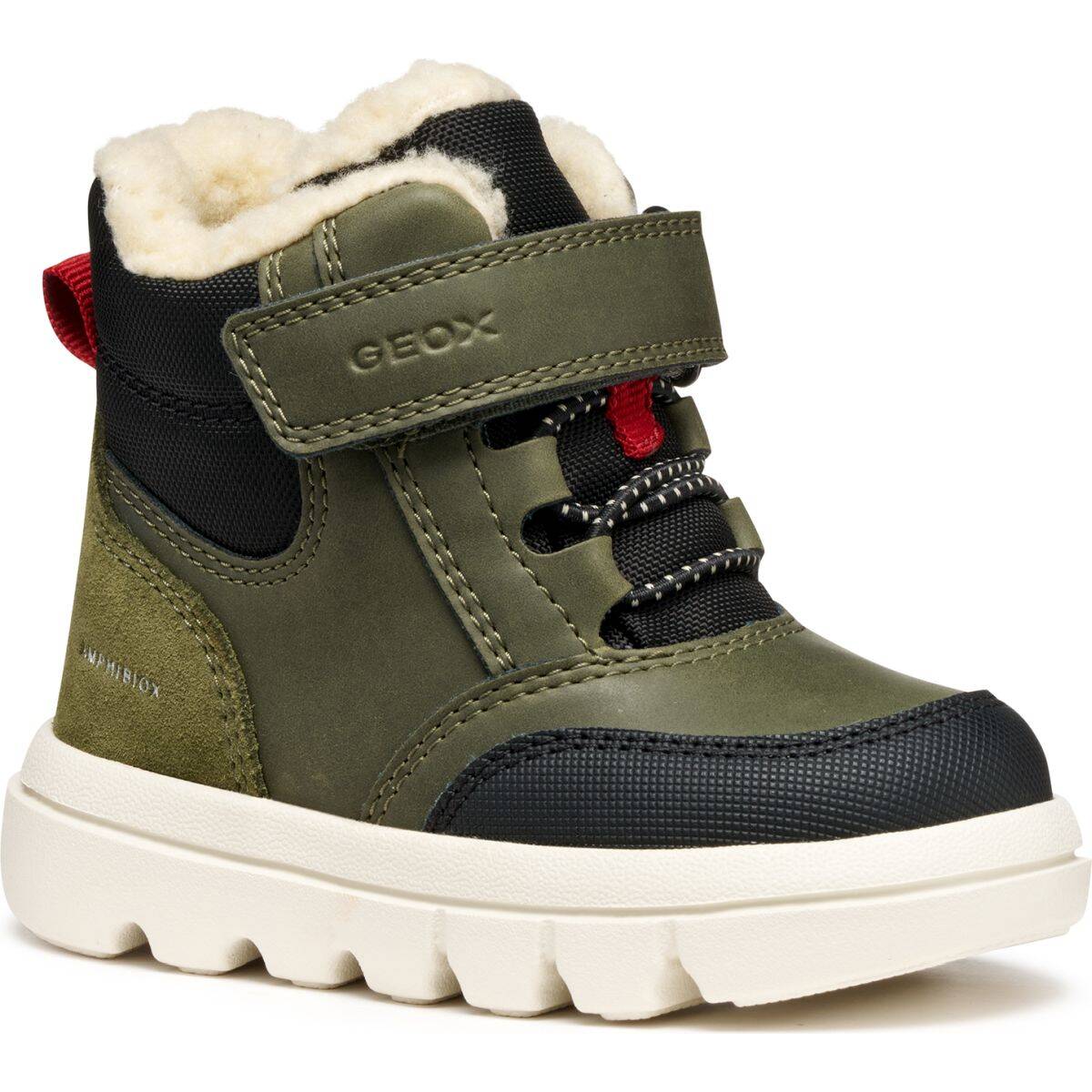 Geox škornji B365BC B WILLABOOM B ABX C C0450 0ME22 podloženi F dk green/black 26
