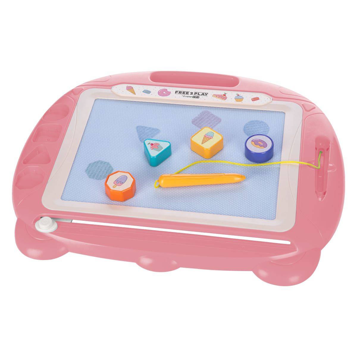 FREE 2 PLAY magnetna ploča narančasta