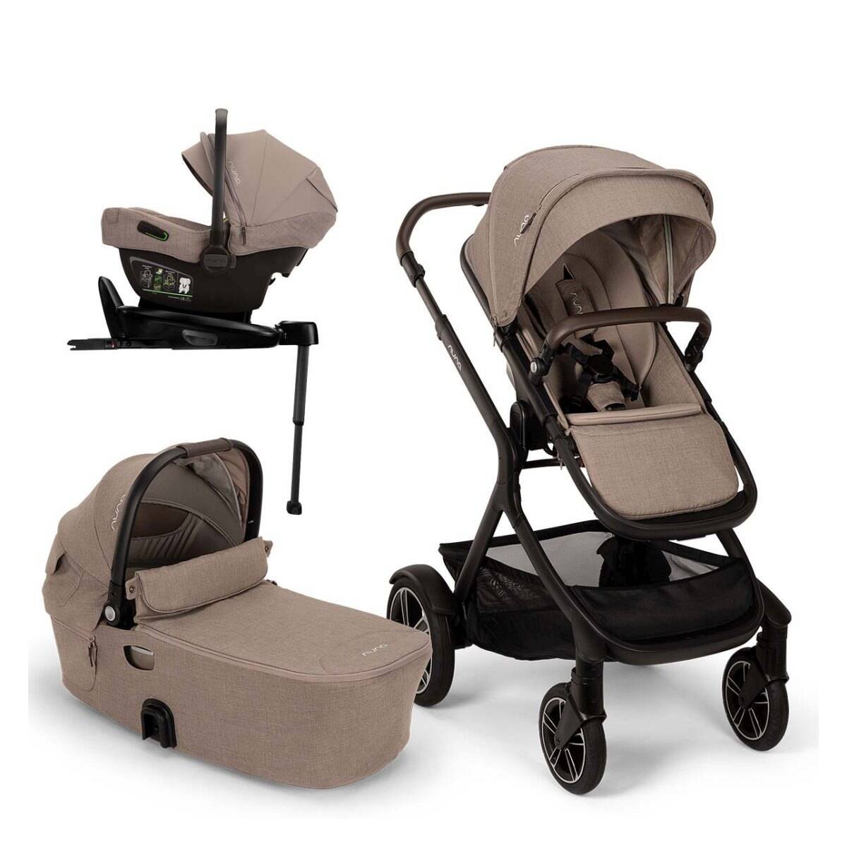 Nuna® Voziček 4v1 Pipa Next in baza Next Demi Next cedar