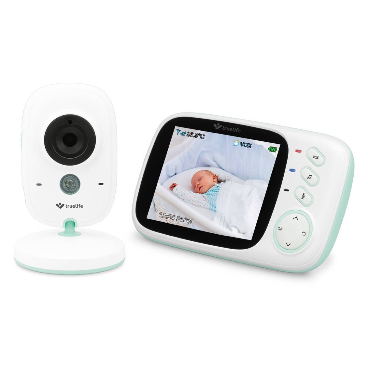 TRUELIFE baby alarm - video digitalni video monitor NannyCam H32 PRO TLVMMNCH32PWB