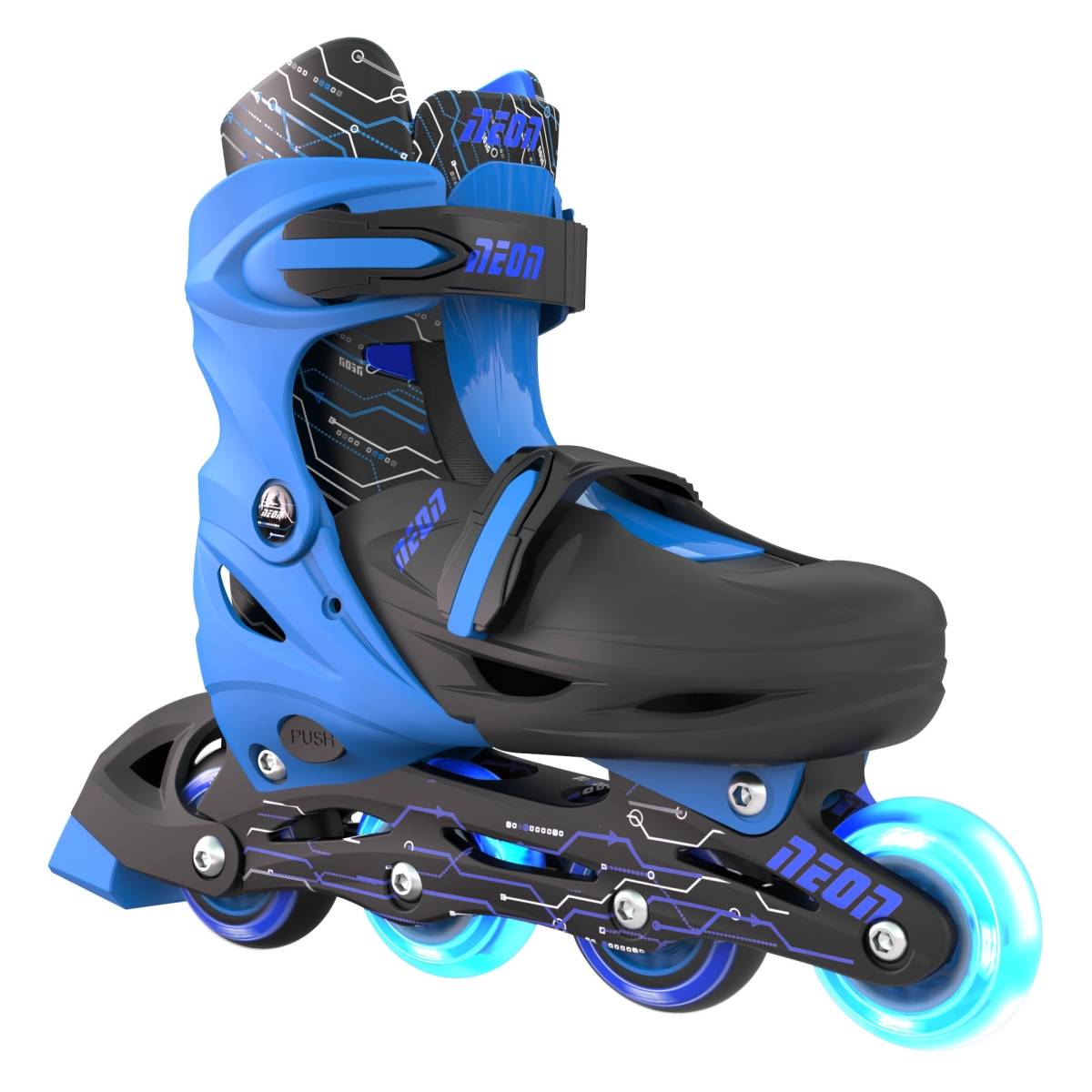 Yvolution rolerji Neon Combo velikost 30-33 temno modri