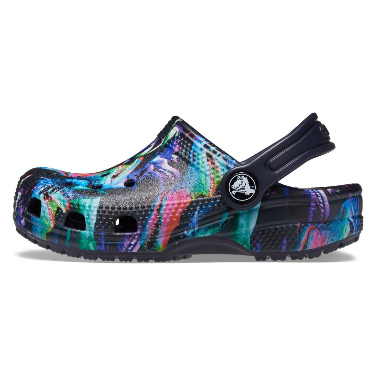 Crocs natikač zunanji 208303 CLASSIC DINO CLOG T D blue 27