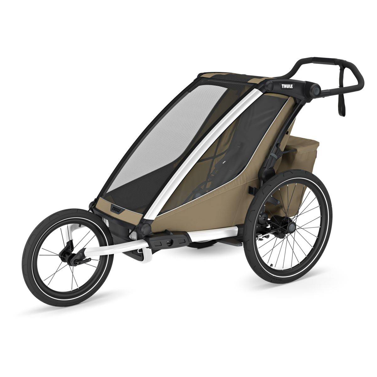 Thule športni voziček kolesarski single Chariot Cross 2 faded khaki