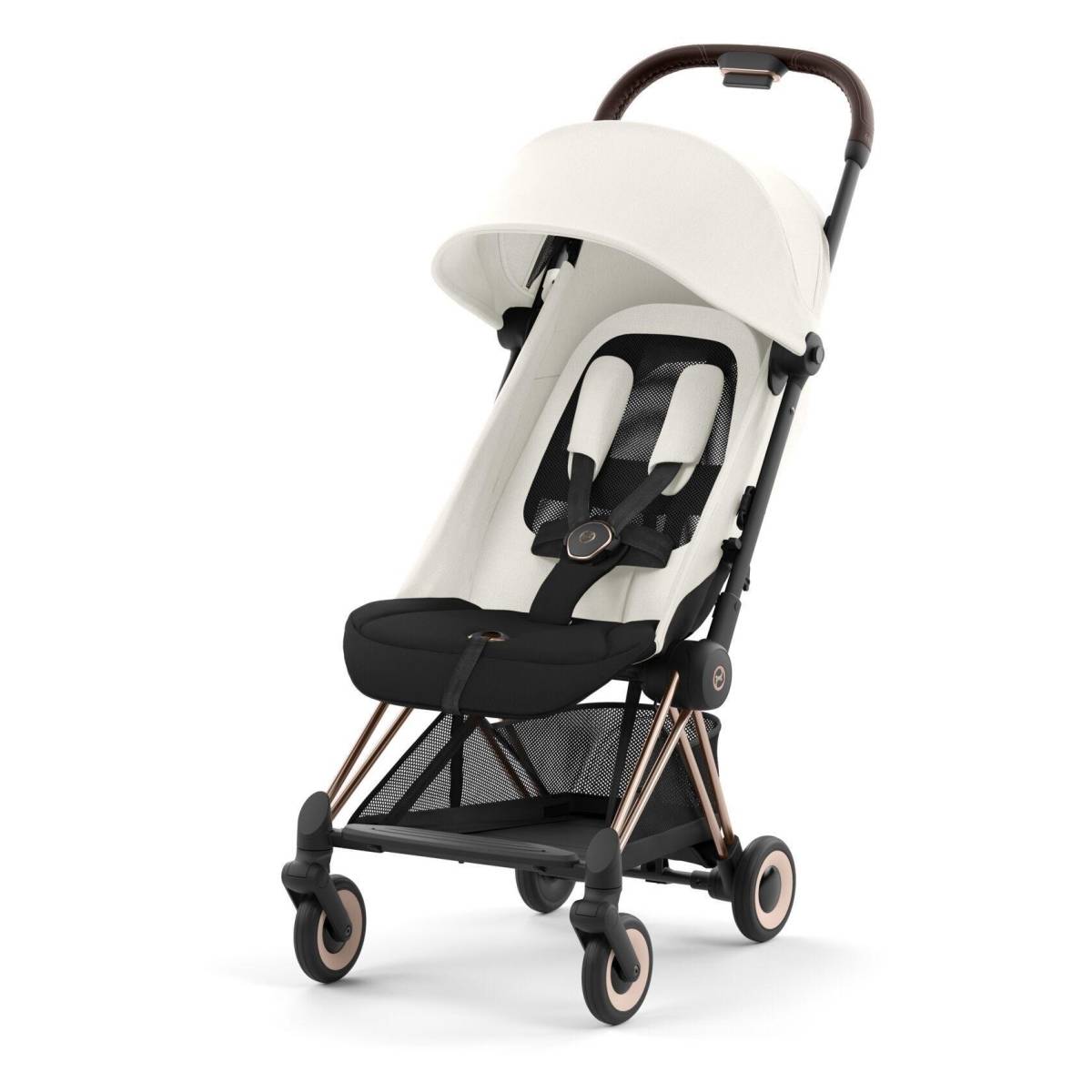 Cybex športni voziček rosegold Coya Platinum off white, light beige