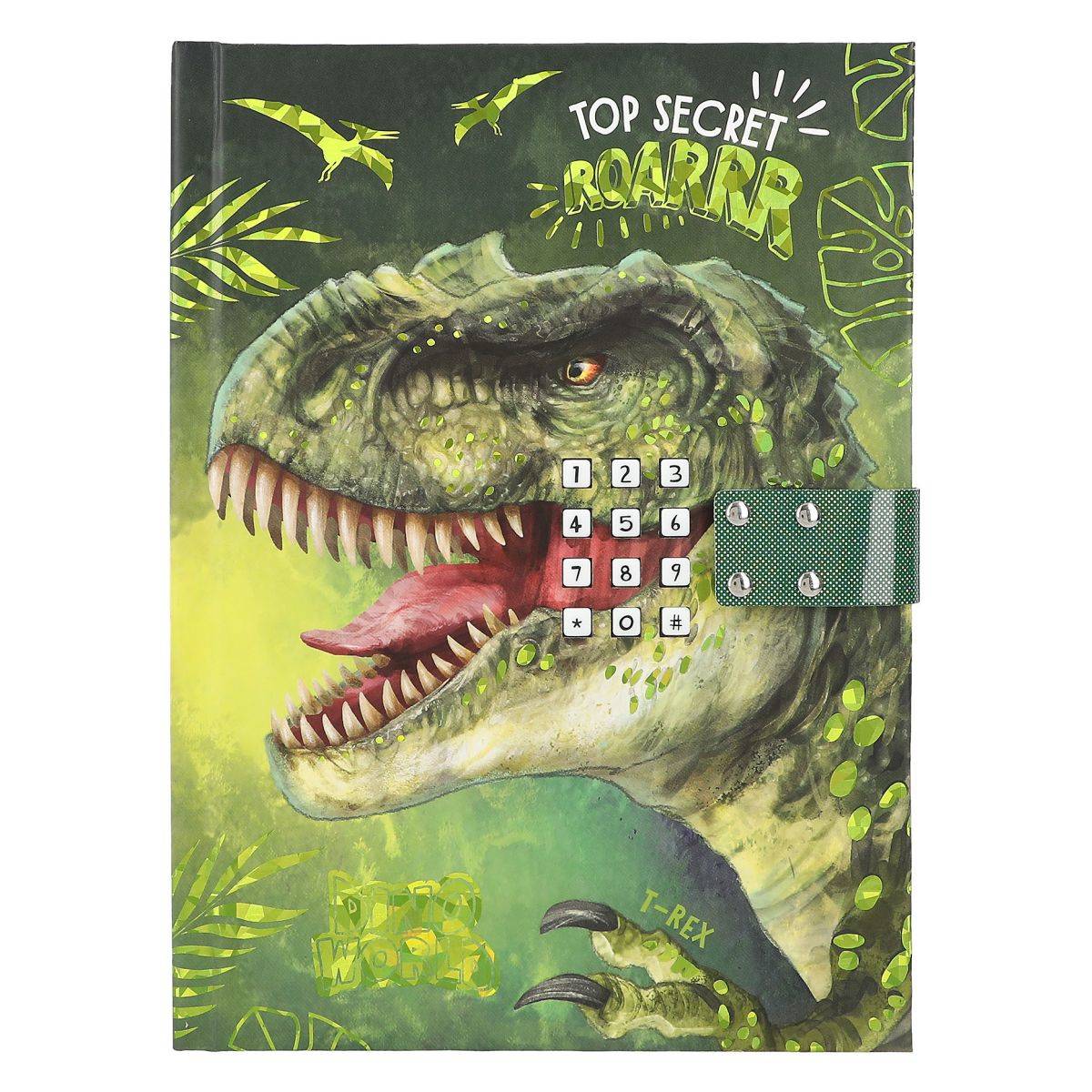 Dino World dnevnik s kodo in zvokom Dino