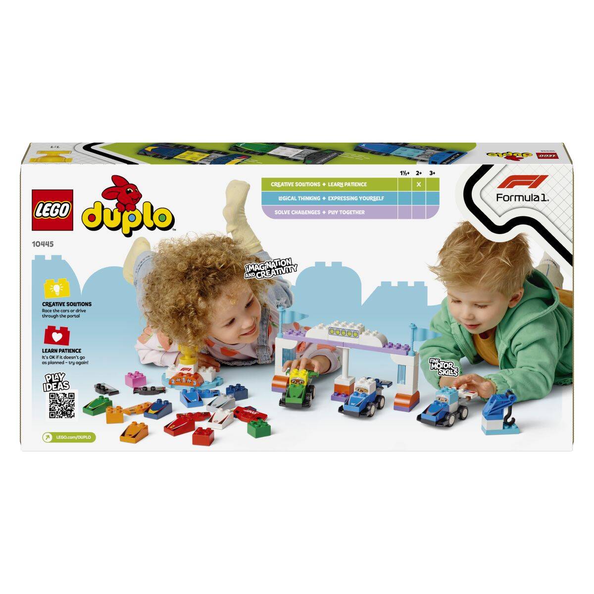 Lego® Duplo® 10445 Dirkalniki in dirkalci ekipe F1®