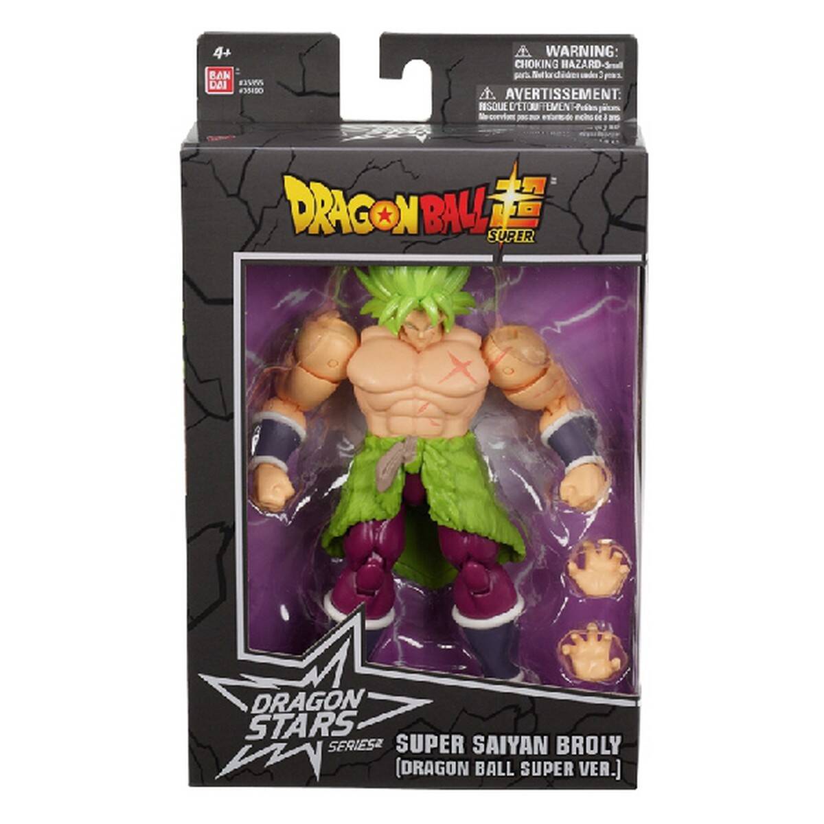 BANDAI Dragon Ball figura DS SS Broly 17cm 36190