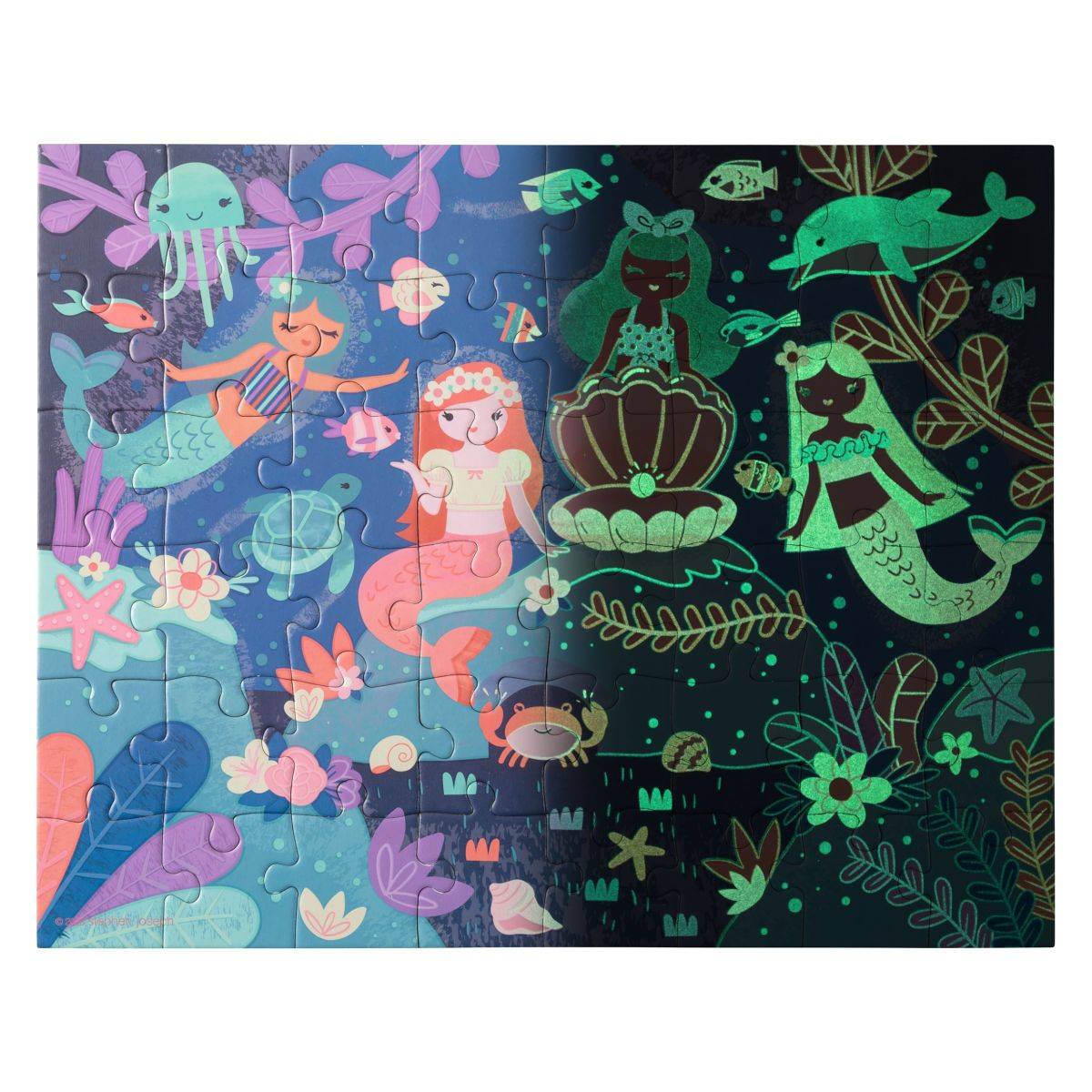 Stephen Joseph Sestavljanka, ki se sveti v temi MORSKA DEKLICA 1295-28