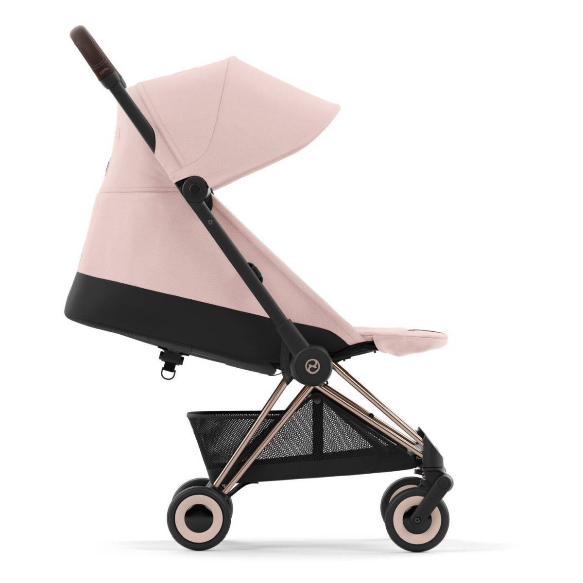 Cybex športni voziček rosegold Coya Platinum peach pink, light pink