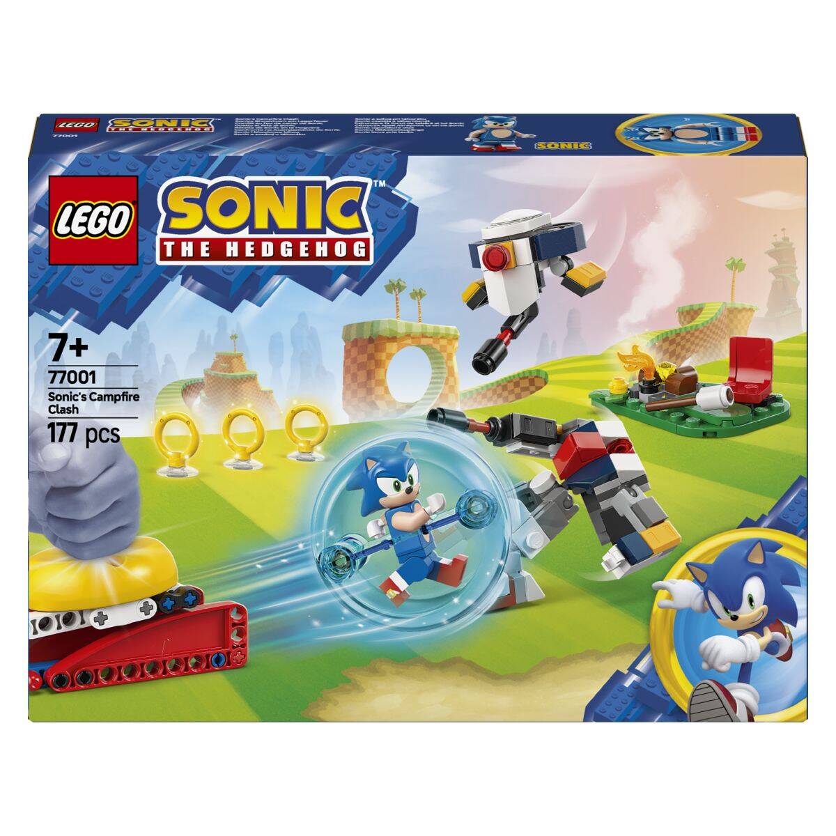LEGO® Sonic 77001 Sonic se spopade ob tabornem ognju