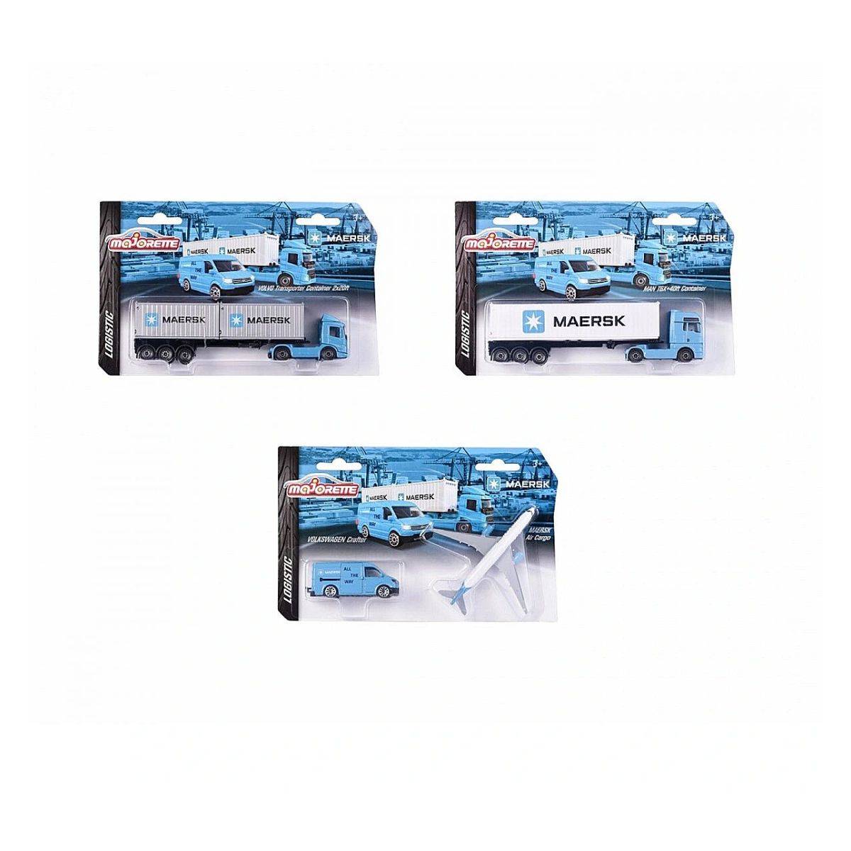 Majorette vozilo transportno Maersk 3 sort