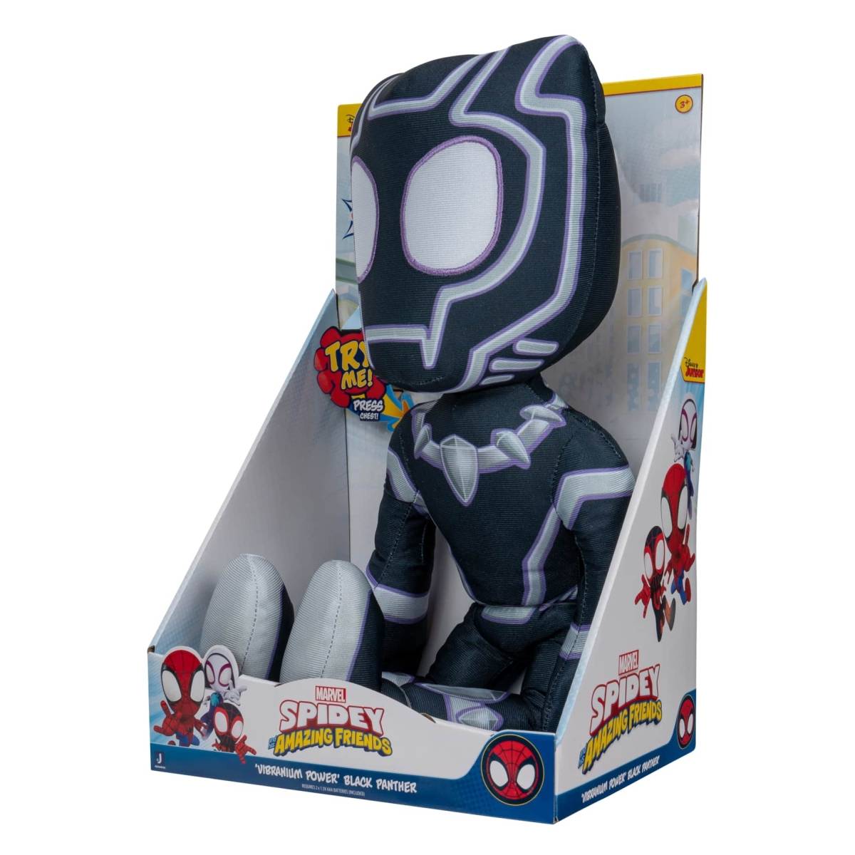 SPIDEY AND AMAZING FRIENDS 40cm pliš sa zvukom - Black Panther SNF0168