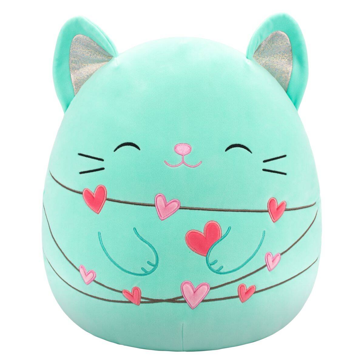 Squishmallows Charisma mint mucka z zaprtimi očmi, 40 cm